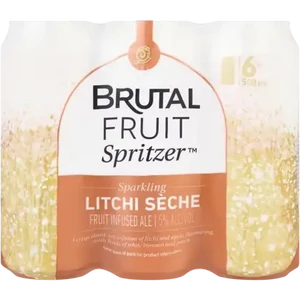 Checkers Sixty60 | Brutal Fruit Litchi Sèche Spritzer Cans 6 x 500ml