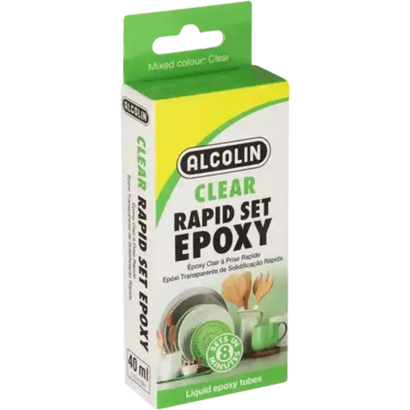 Image of Alcolin Clear Epoxy Liquid 2 x 20ml