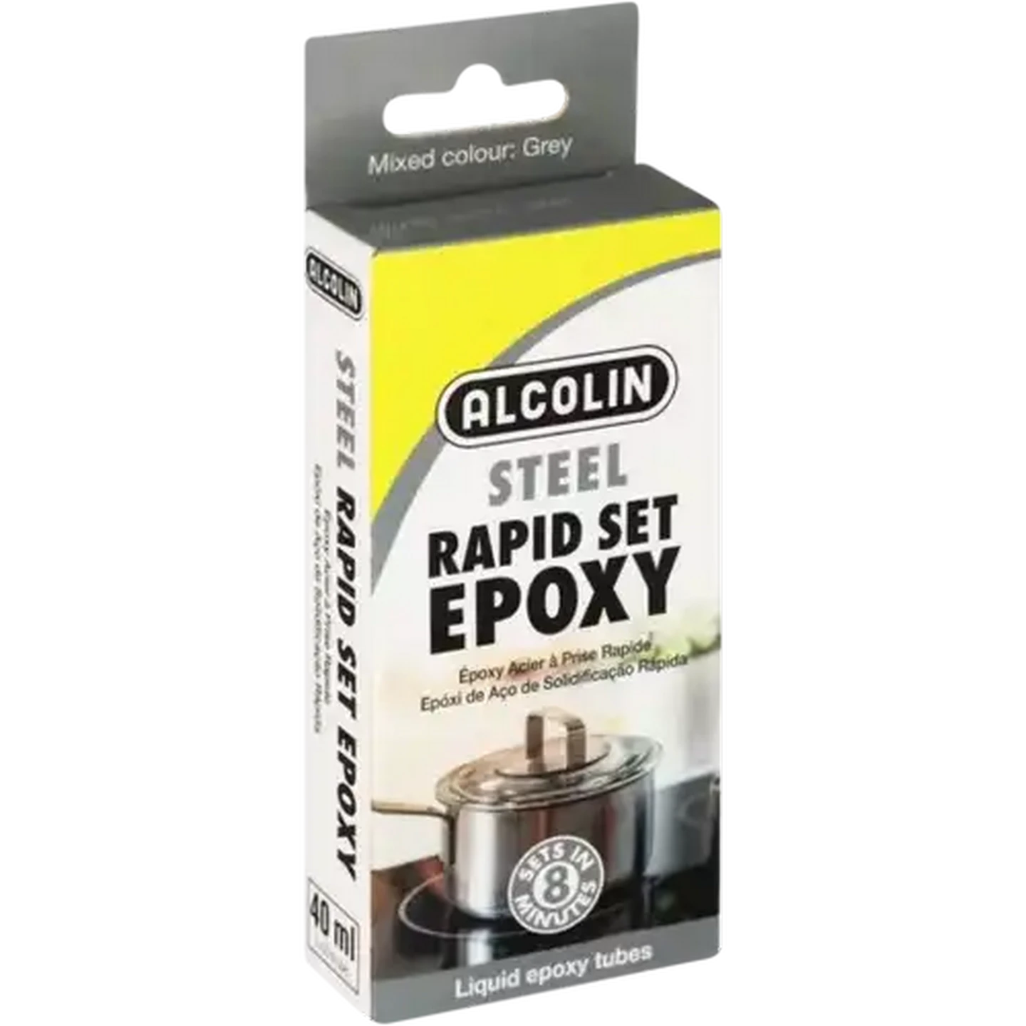 Image of Alcolin Steel Epoxy Liquid 2 x 20ml