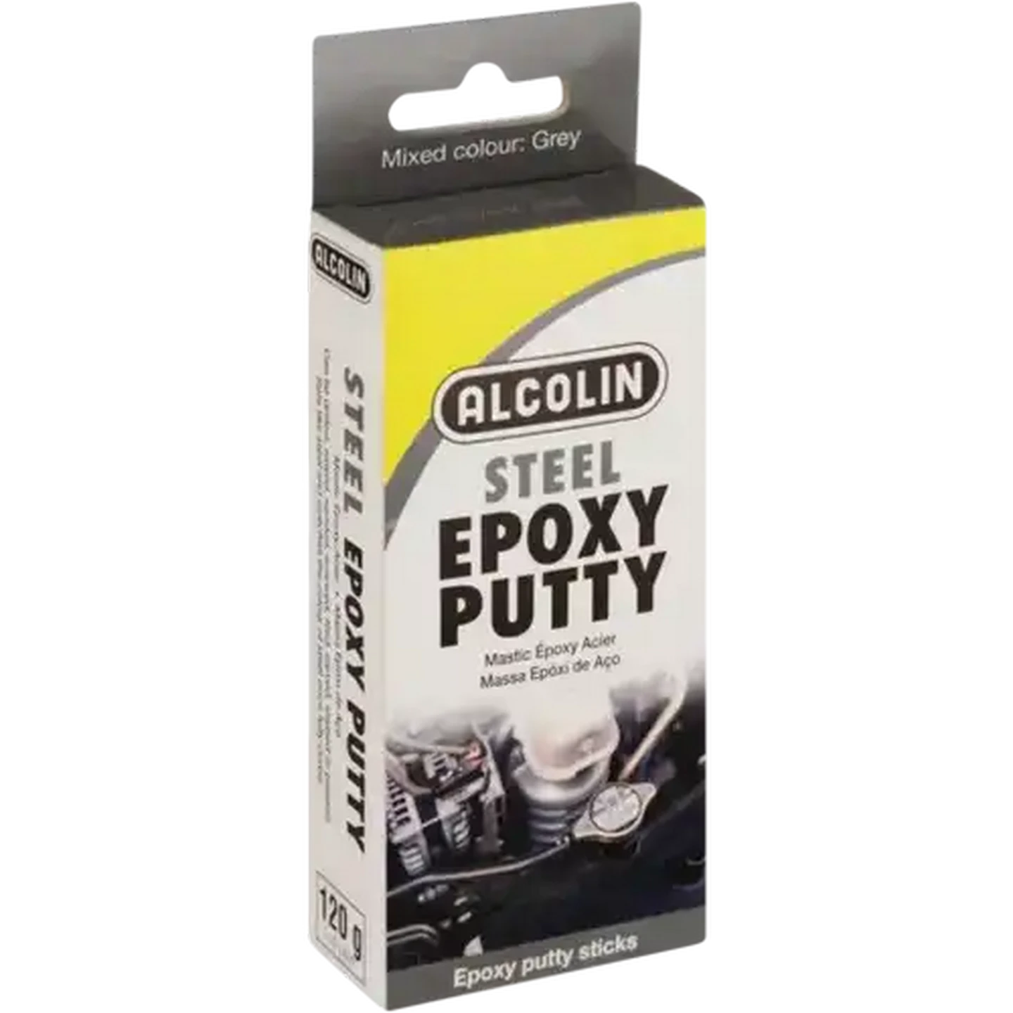 Image of Alcolin Steel Epoxy Putty 2 x 60g