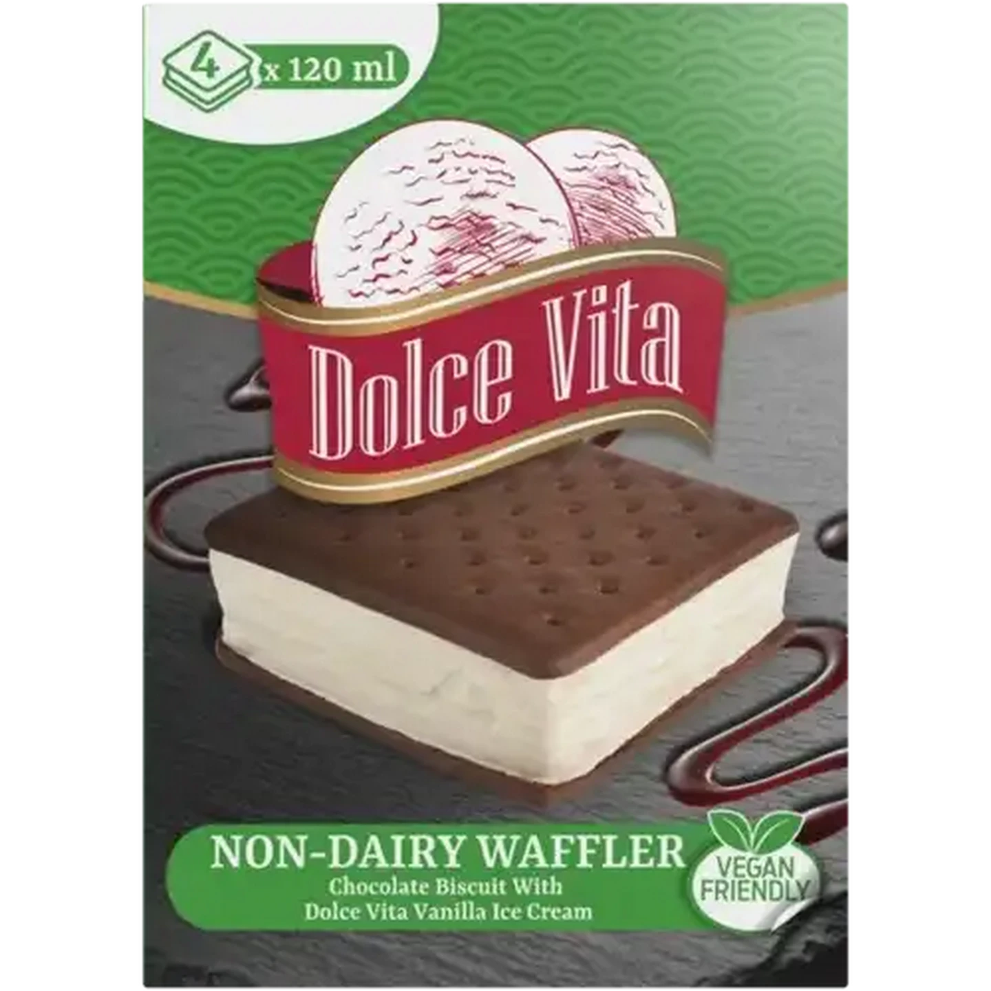 Image of Dolce Vita Non-Dairy Waffler 4 x 120ml