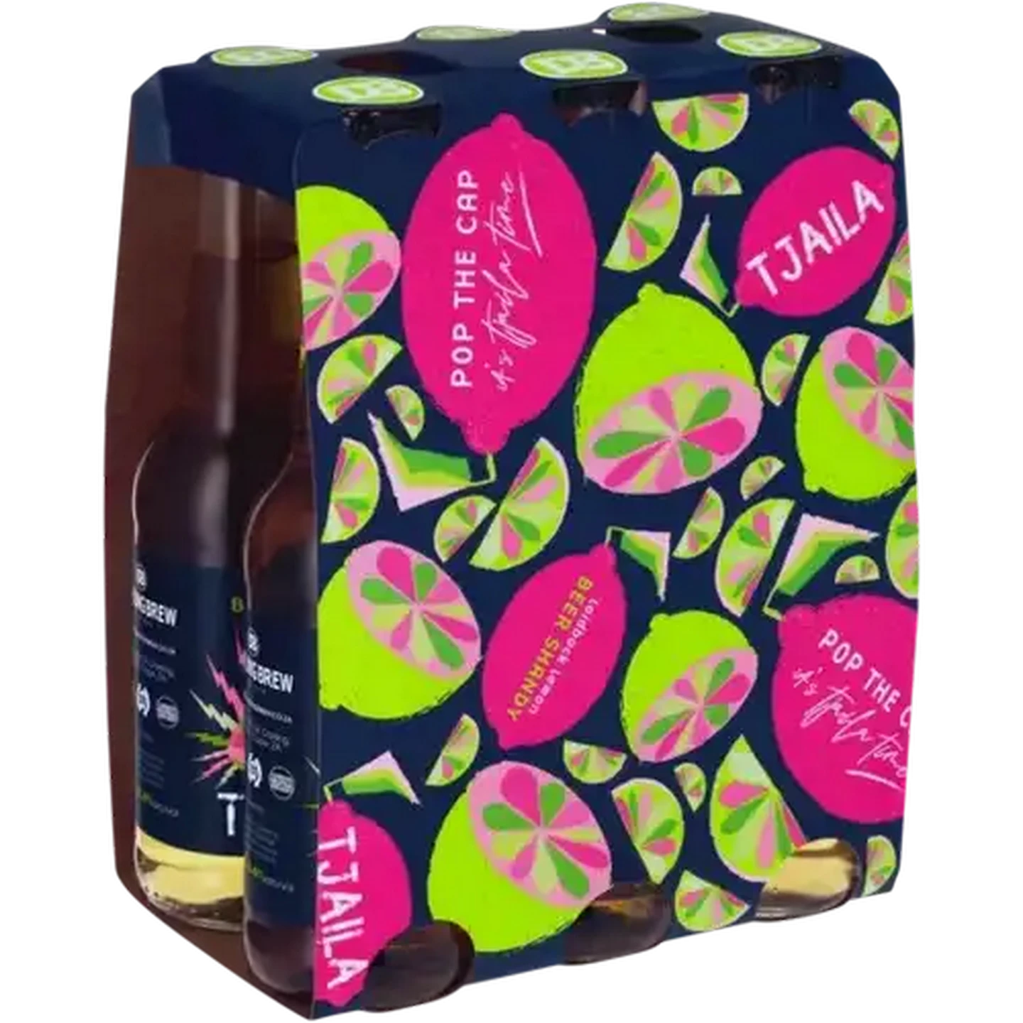 Image of Tjaila Laidback Lemon Beer Shandy Bottle 6 x 340ml