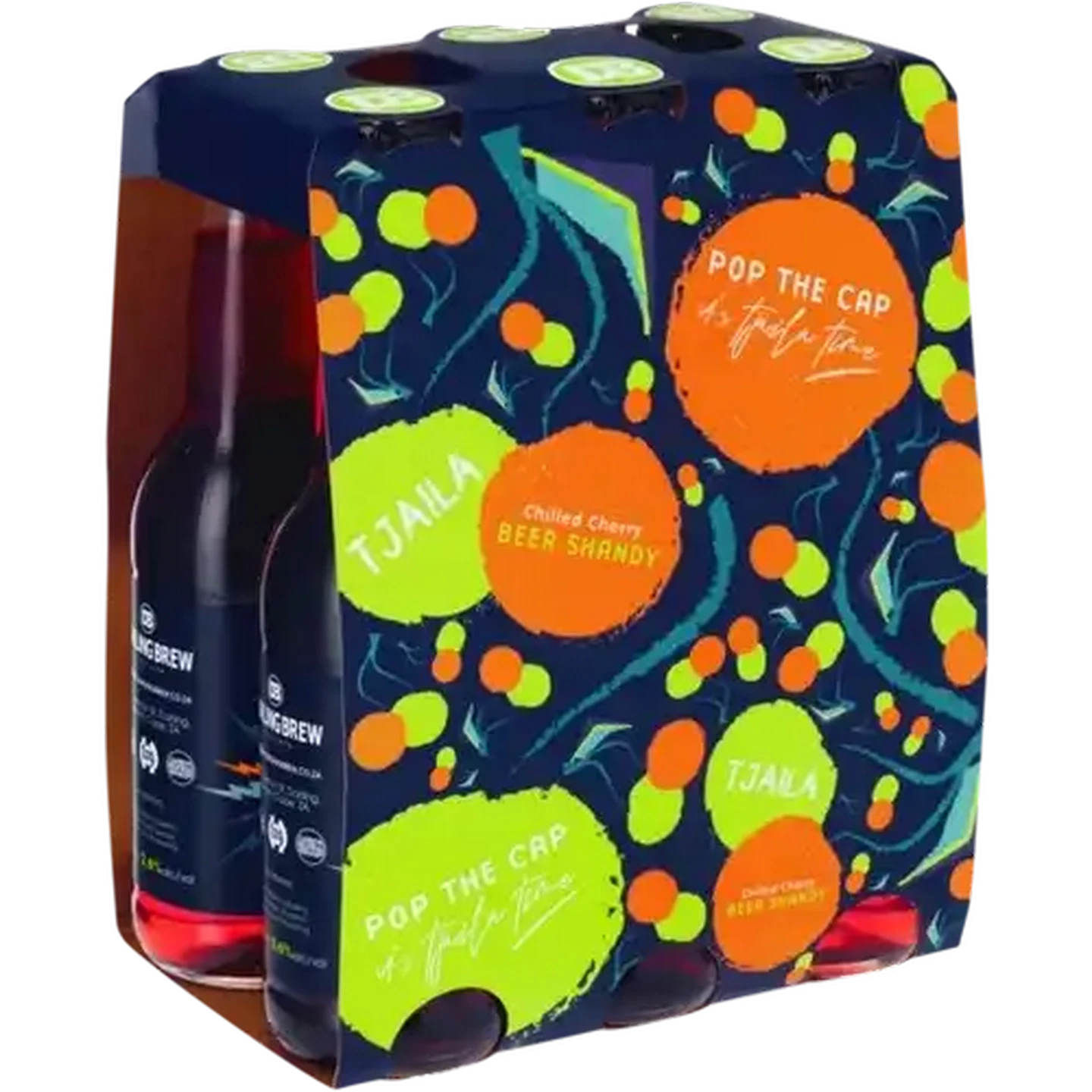 Image of Tjaila Chilled Cherry Beer Shandy Bottle 6 x 340ml