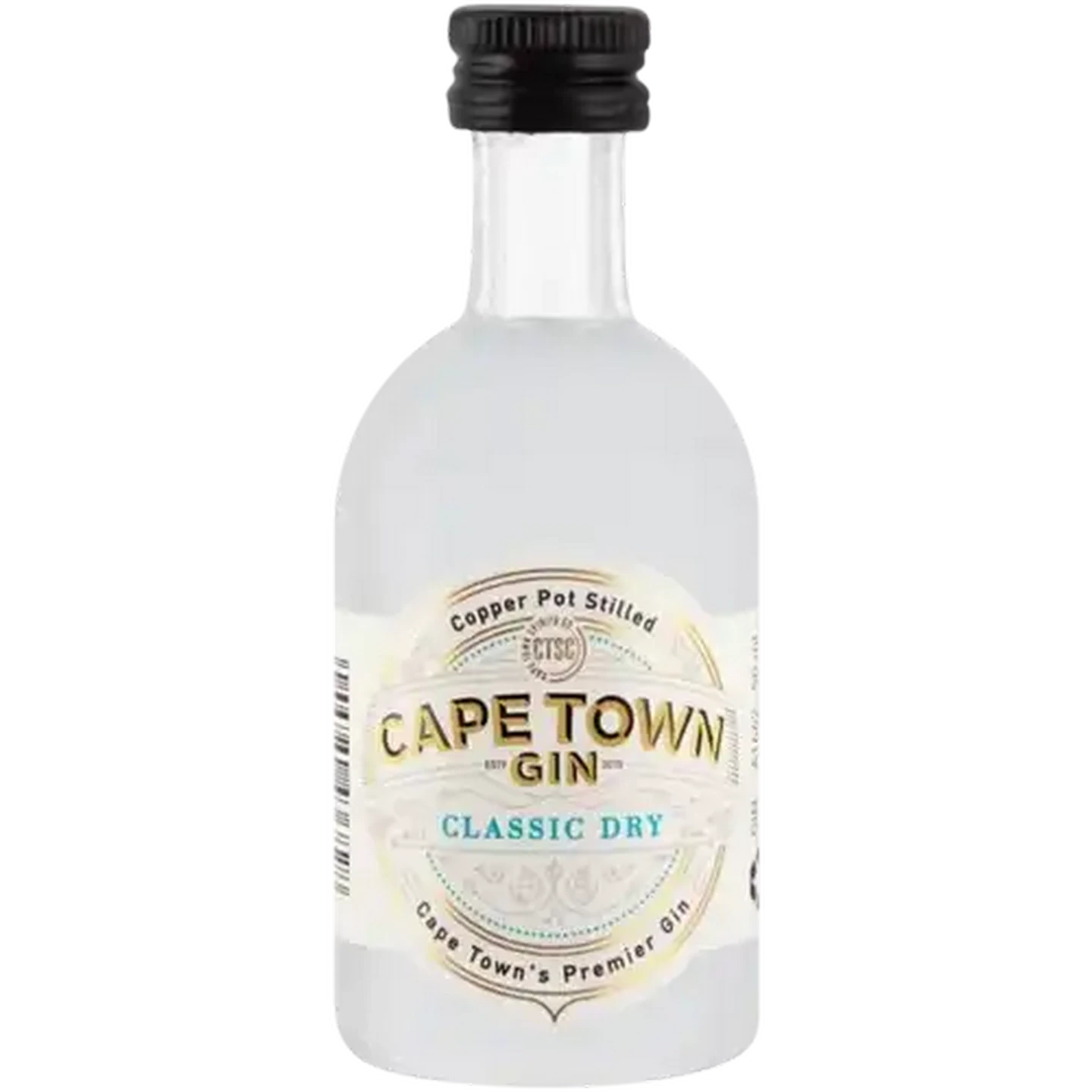 Image of Cape Town Gin Classic Dry Gin Bottle 50ml