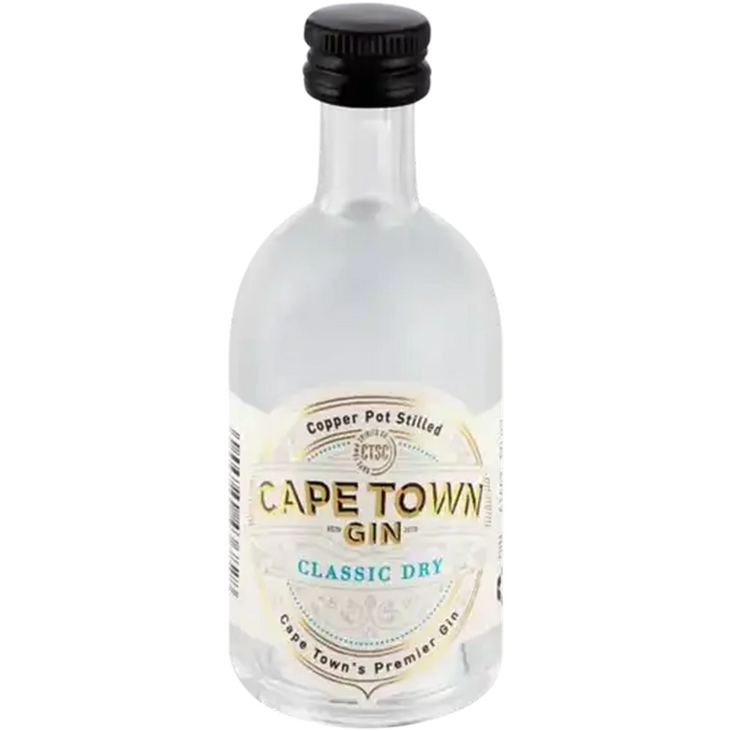 Image of Cape Town Gin Classic Dry Gin Bottle 50ml