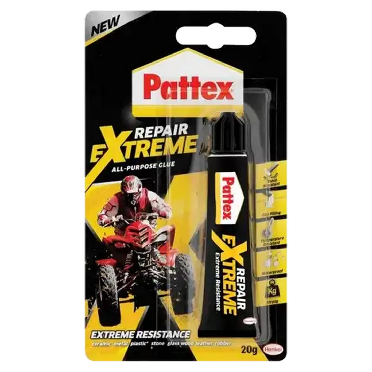 Image of Pattex 100% Gel All Purpose Glue 20g