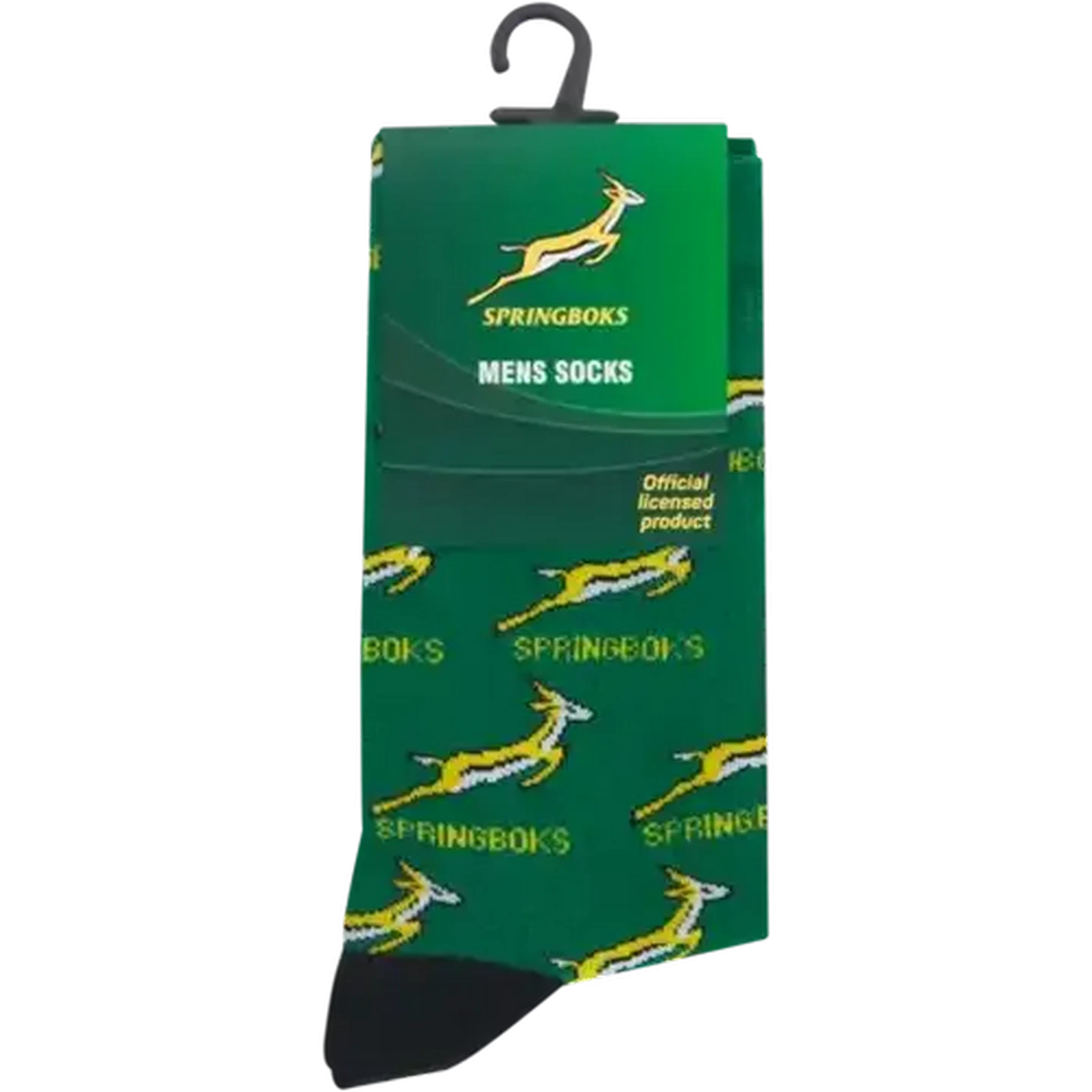 Image of Mens Green Springboks Anklet Socks Size 7 - 11