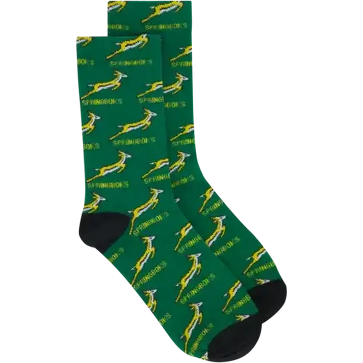 Image of Mens Green Springboks Anklet Socks Size 7 - 11