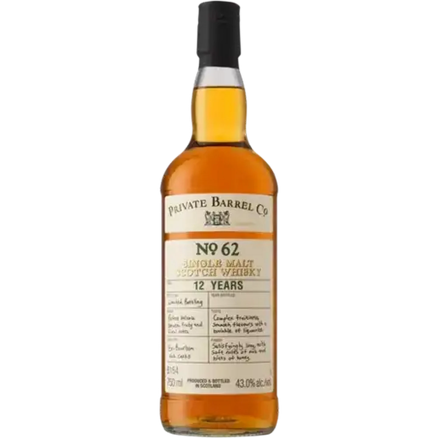Checkers Sixty60 | Private Barrel Co. No. 62 Single Malt Scotch
