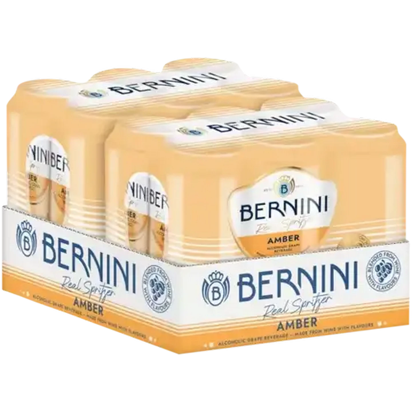 ボトル　インペリア　ザ・クイーン Checkers Sixty60 | Bernini Amber Sparkling Spritzer 12 x 500ml