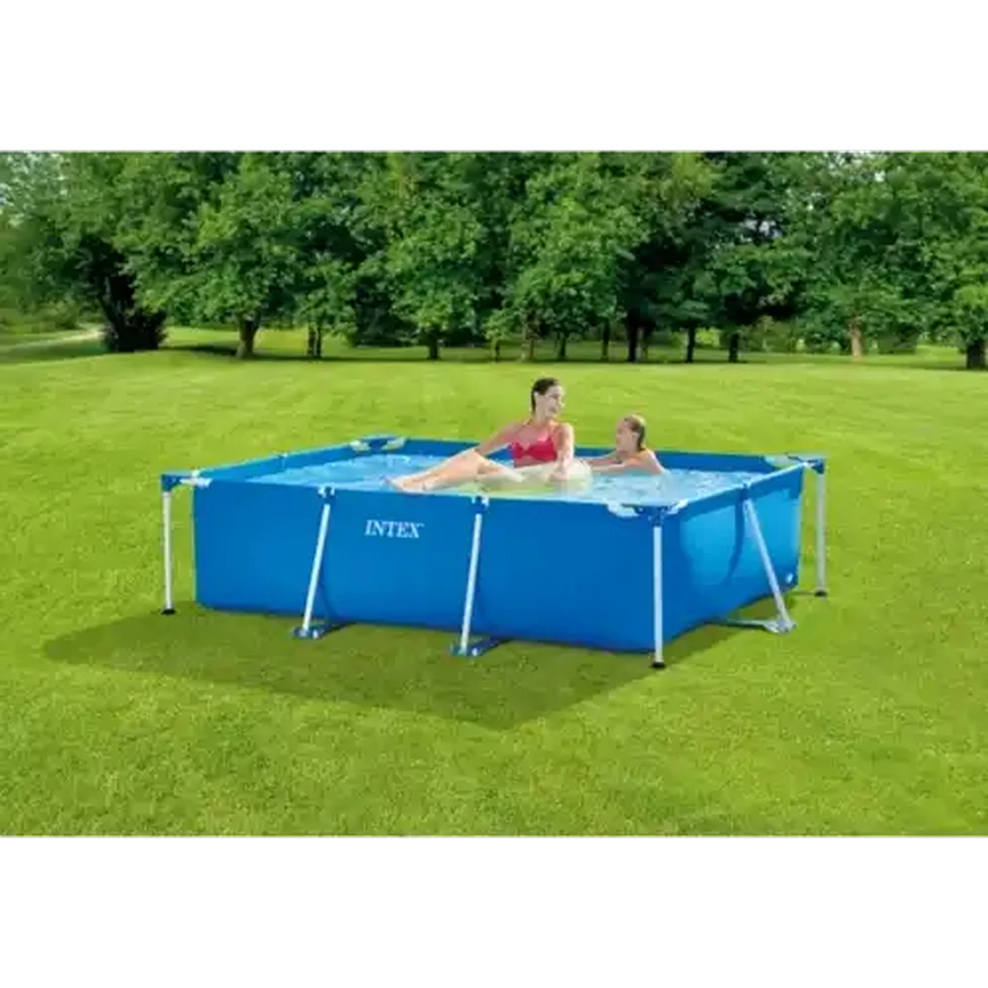 Image of Intex Rectangular Portable Pool Frame 3m x 2m x 75cm