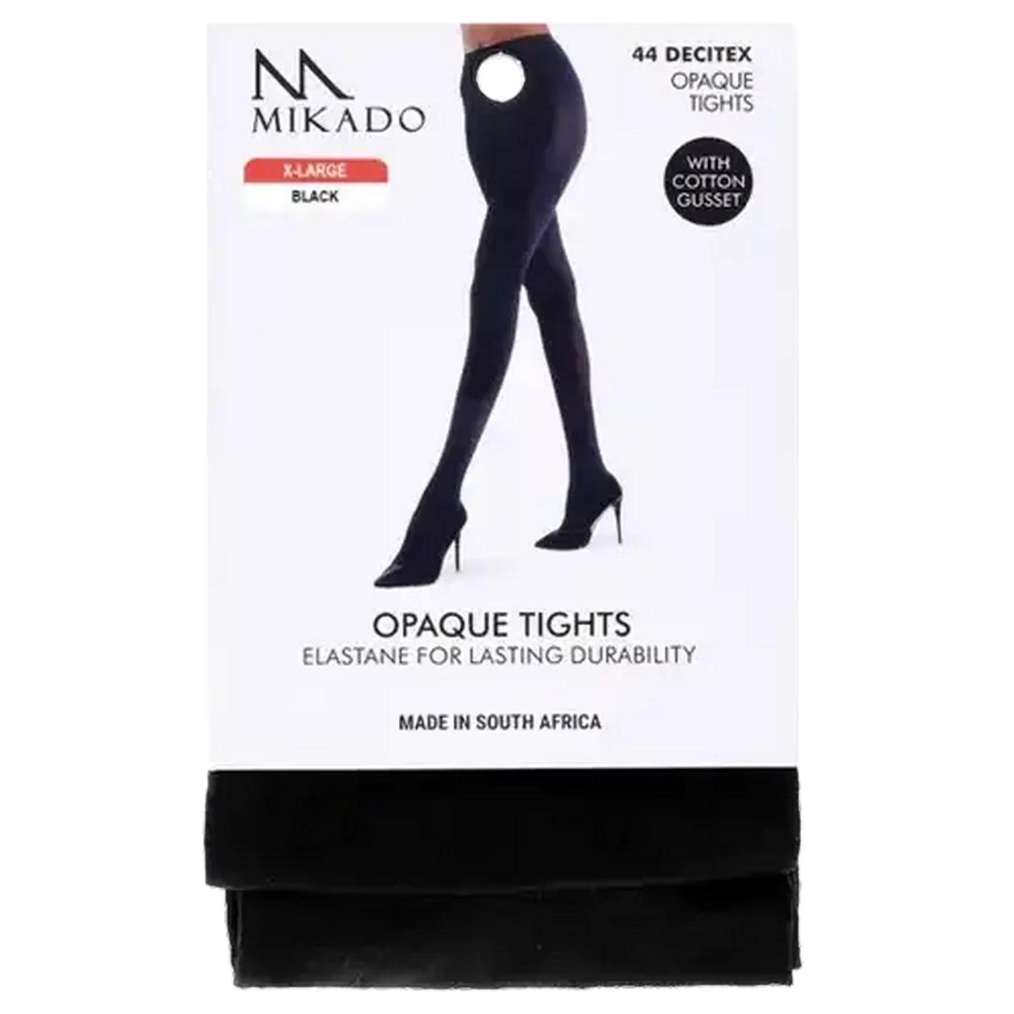 Checkers Sixty60 | Mikado Extra Large Black Opaque Tights