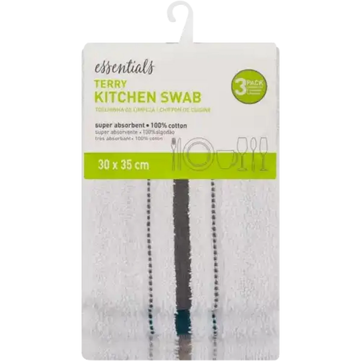 Checkers Sixty60 | Essentials Terry Kitchen Swab 3-Pack