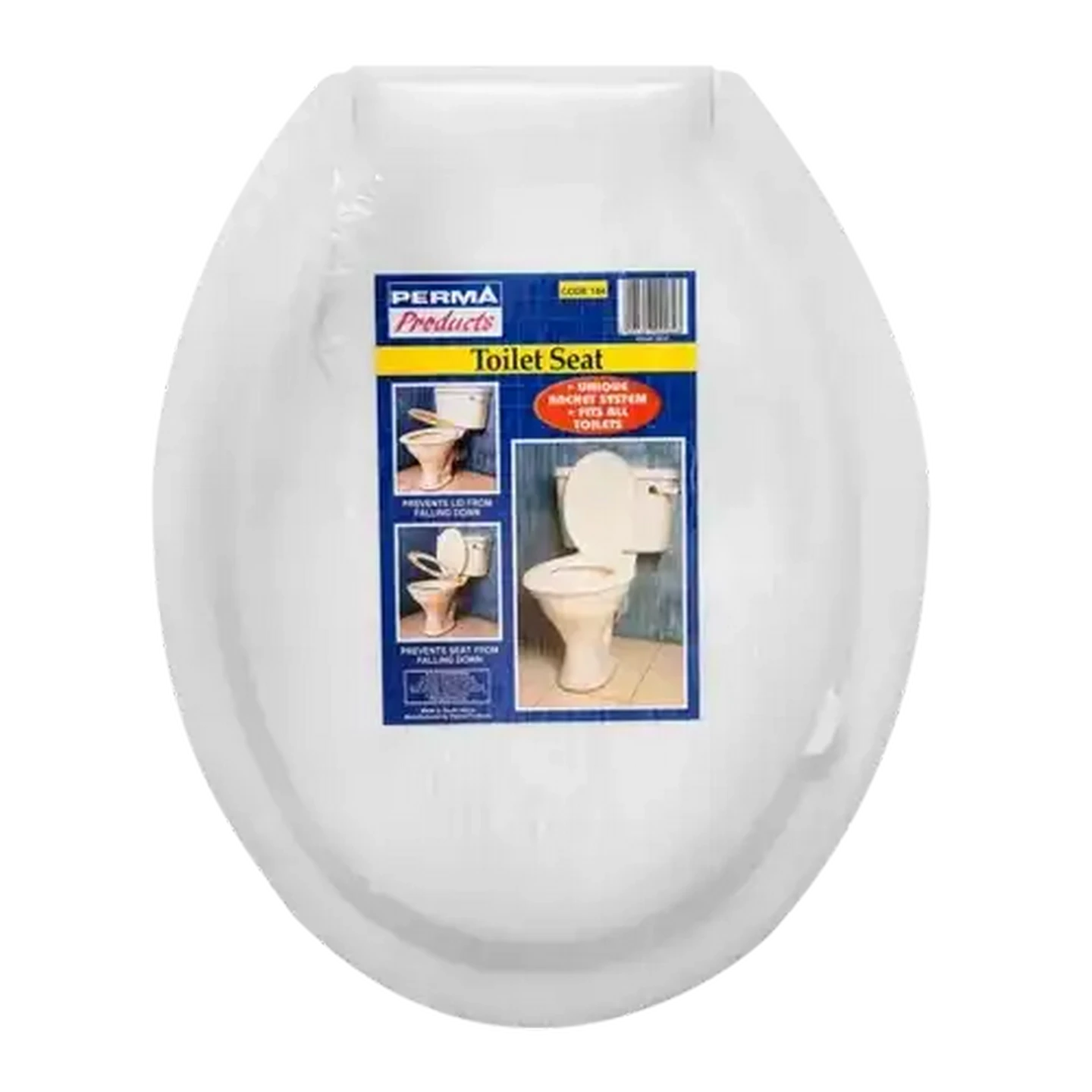 Image of Blue Dolphin White Budget Toilet Seat