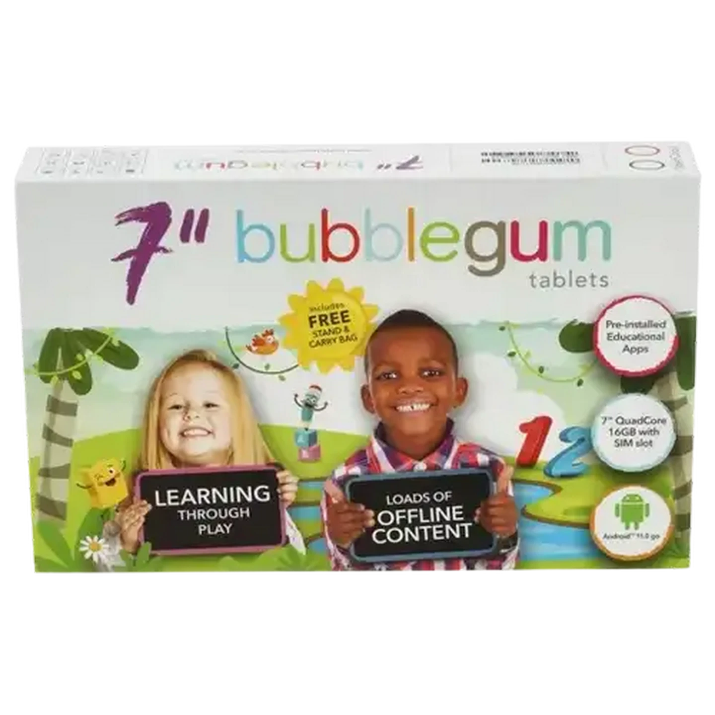Image of Bubblegum Tablets Blue Junior Tablet 7 Inch