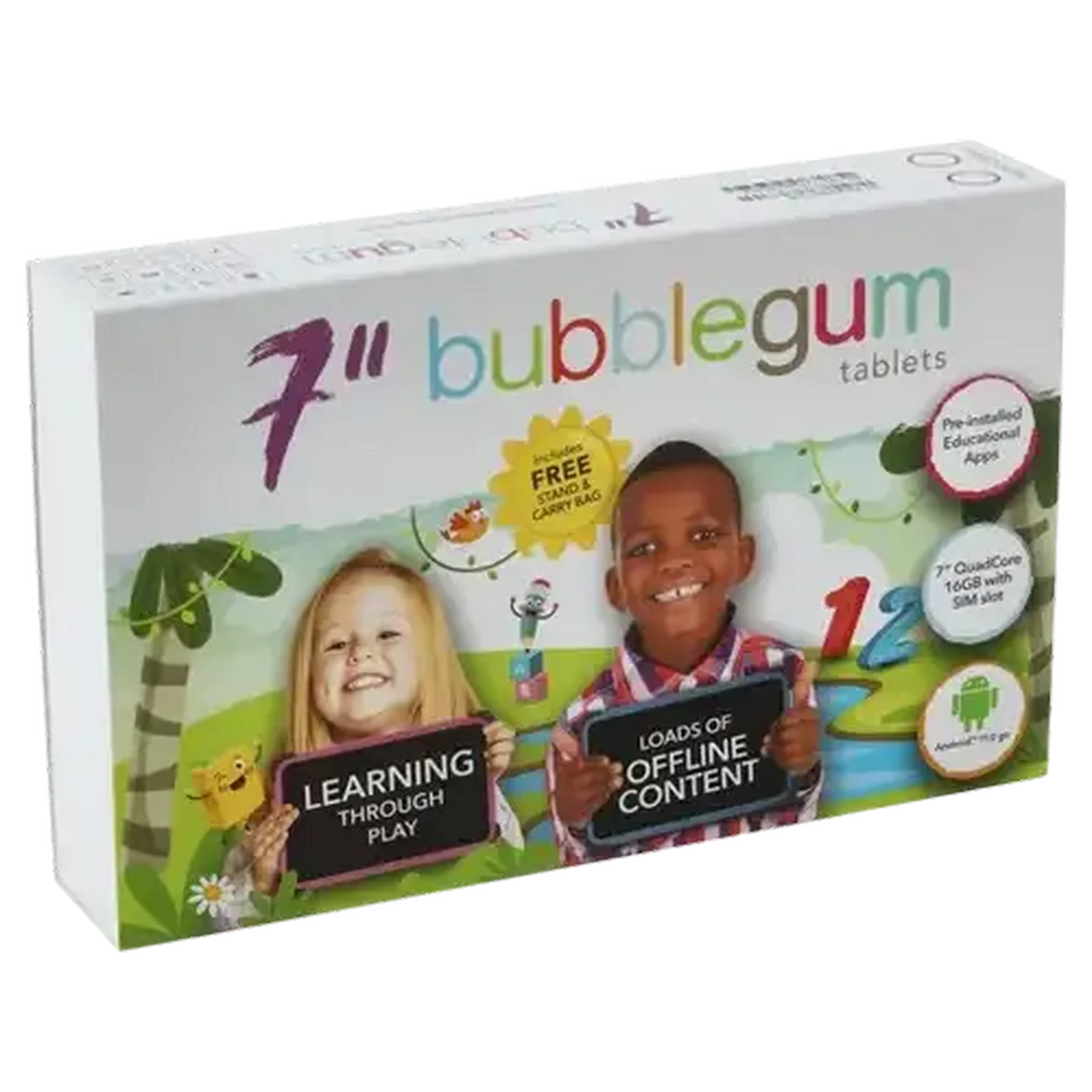 Image of Bubblegum Tablets Blue Junior Tablet 7 Inch