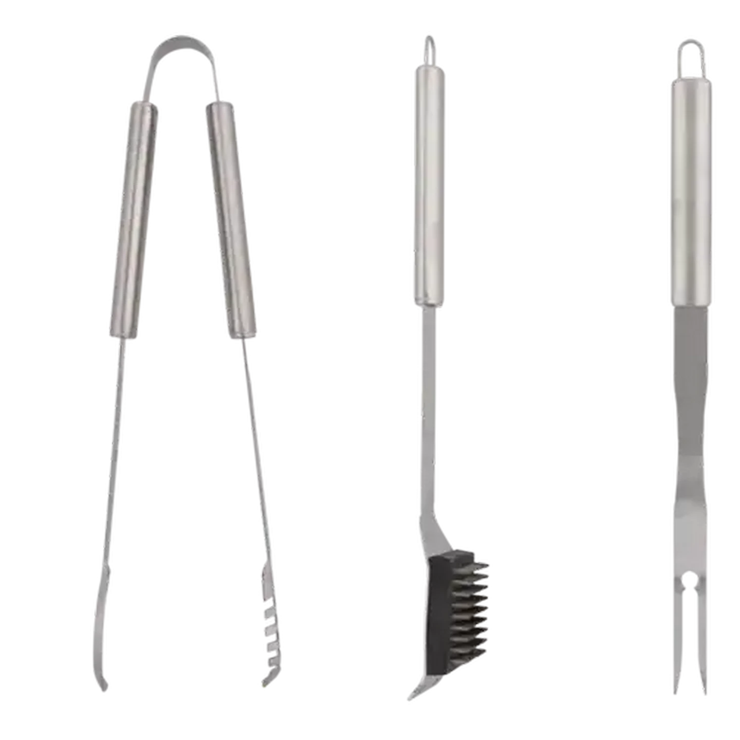 Image of Bush Baby Stainless Steel Braai Tool Set 3 Piece