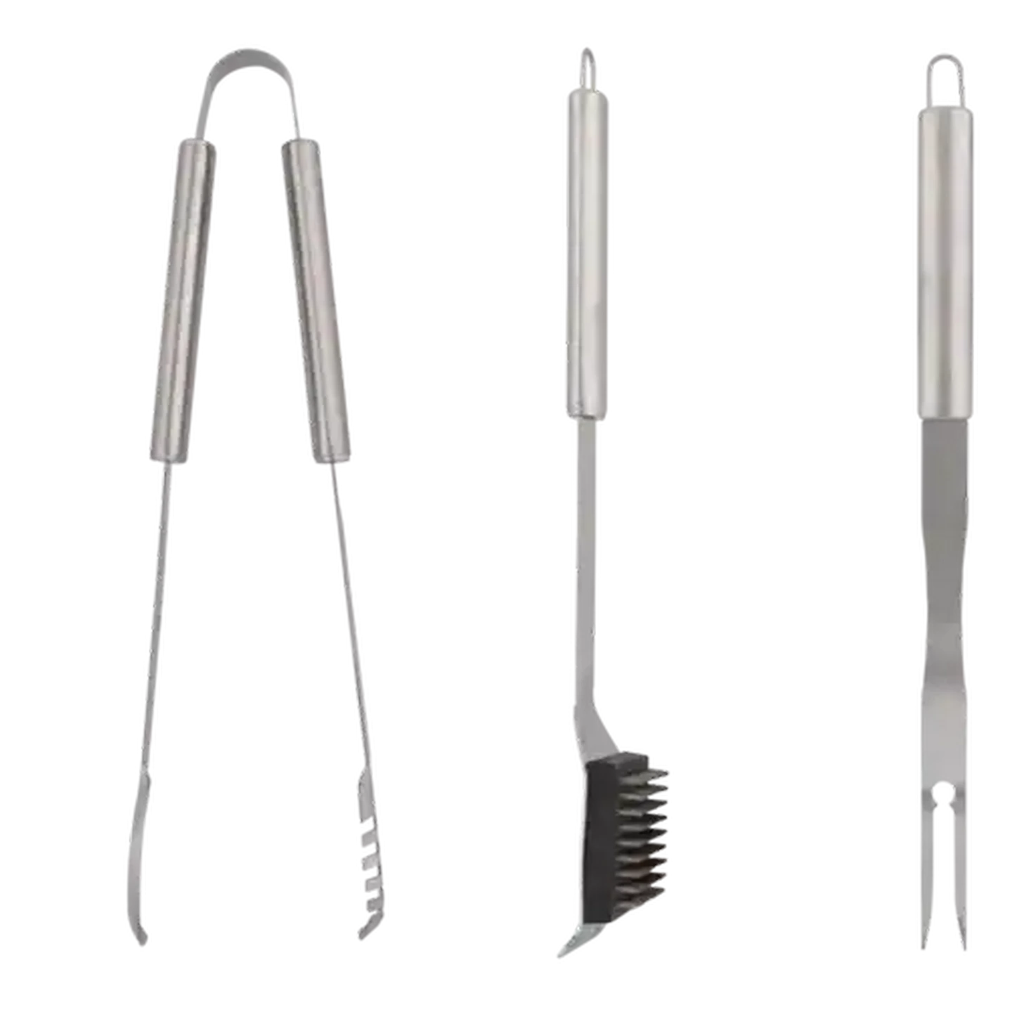 Image of Bush Baby Stainless Steel Braai Tool Set 3 Piece