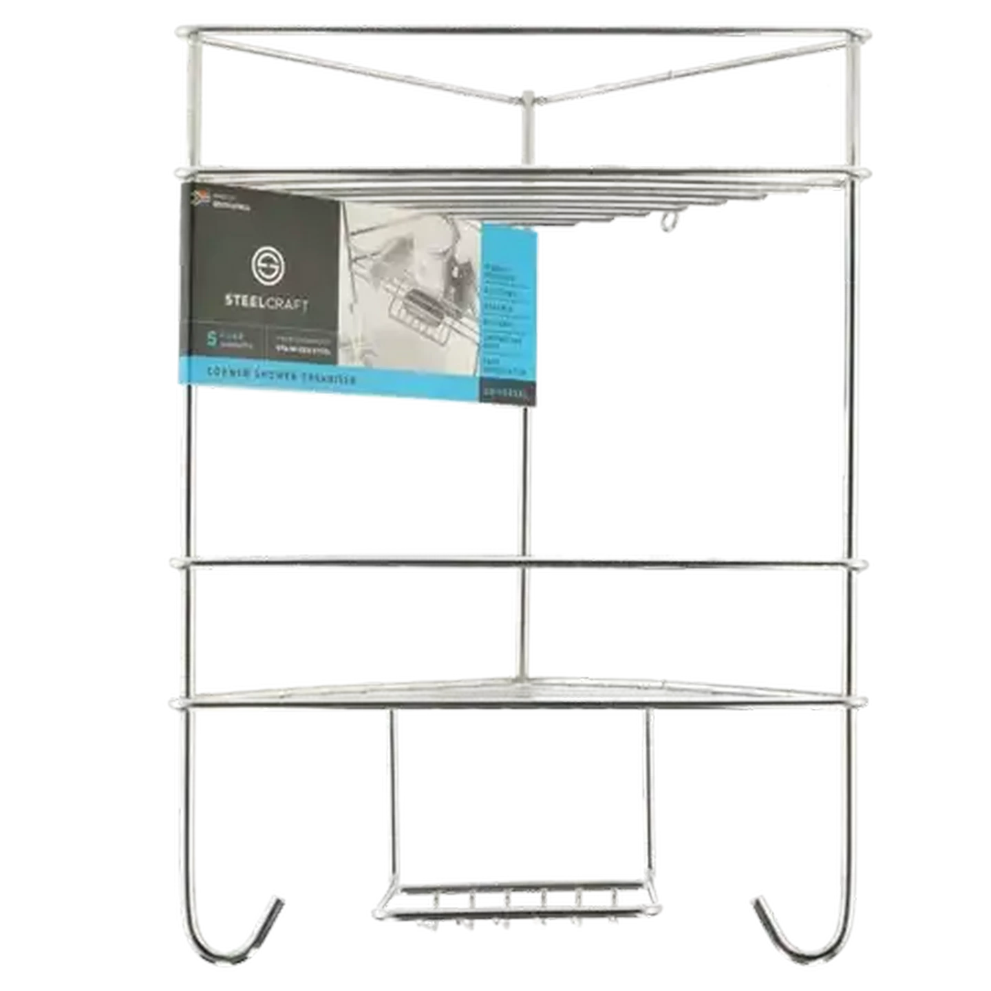 Image of Steelcraft Stainless Steel Universal Corner Organiser
