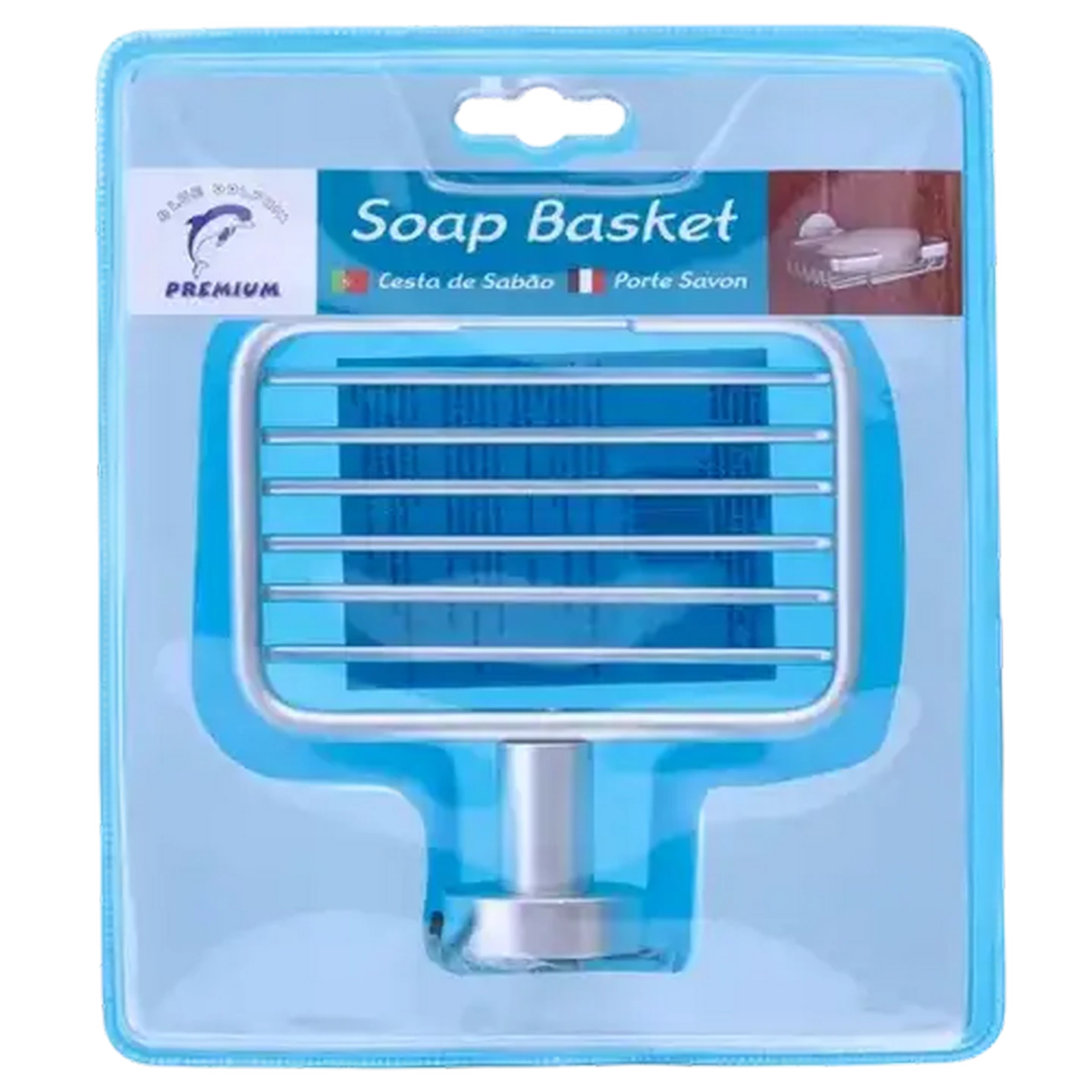 Image of Blue Dolphin Premium Soap Basket