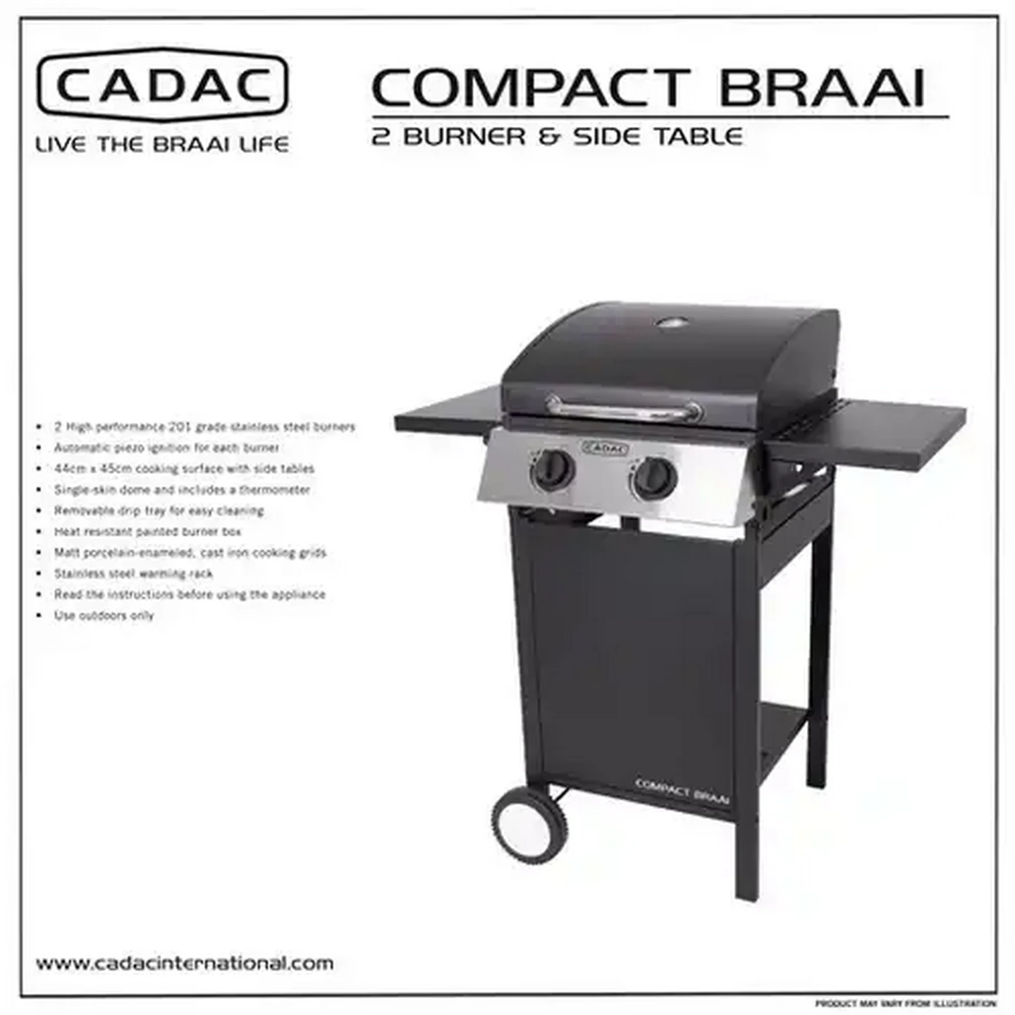 Image of Cadac Black Compact Braai