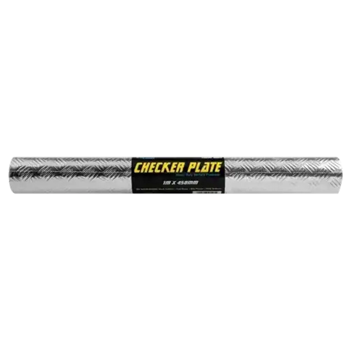 Image of Con-Tact Wonder Cover Silver Checker Plate Self Adhesive Surface Protector Roll 450mm x 1m