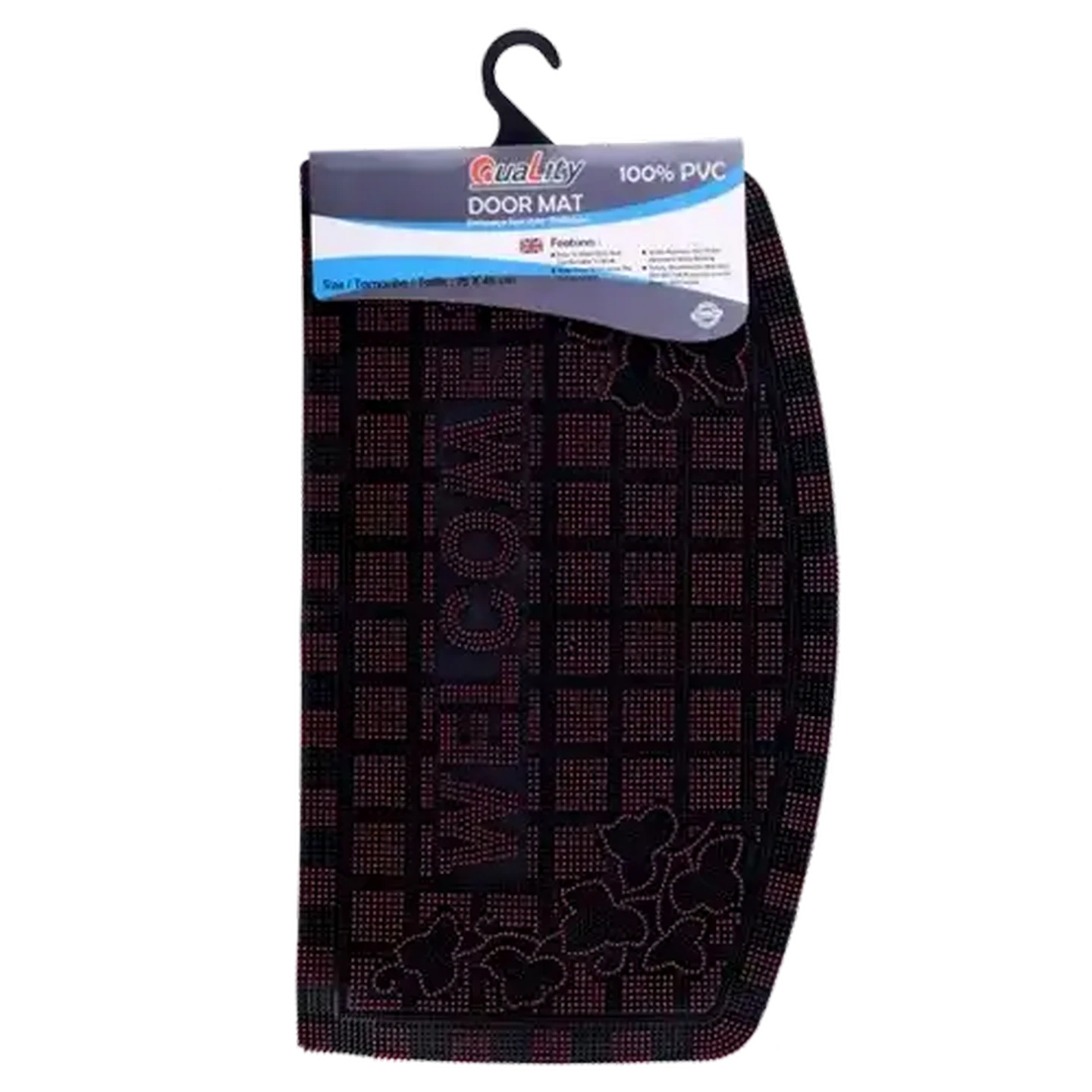 Image of Quality PVC Door Mat 75 x 45cm