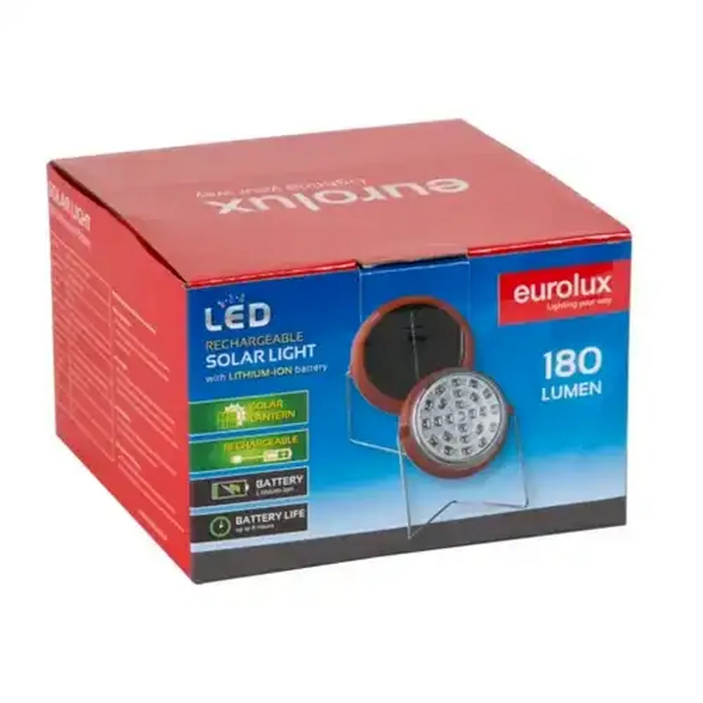 Image of Eurolux FS213 Red Rechargeable LED Emergency Light 2W