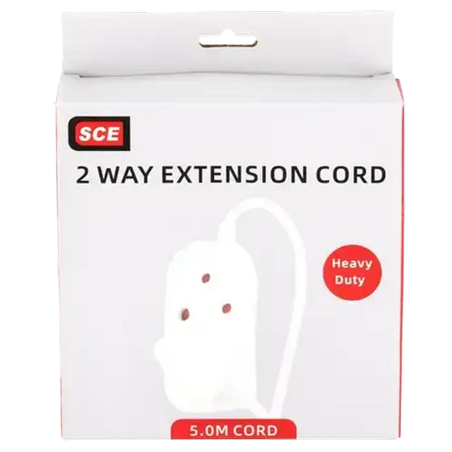 Image of SCE 2-Way Heavy Duty Extension Cord 5m
