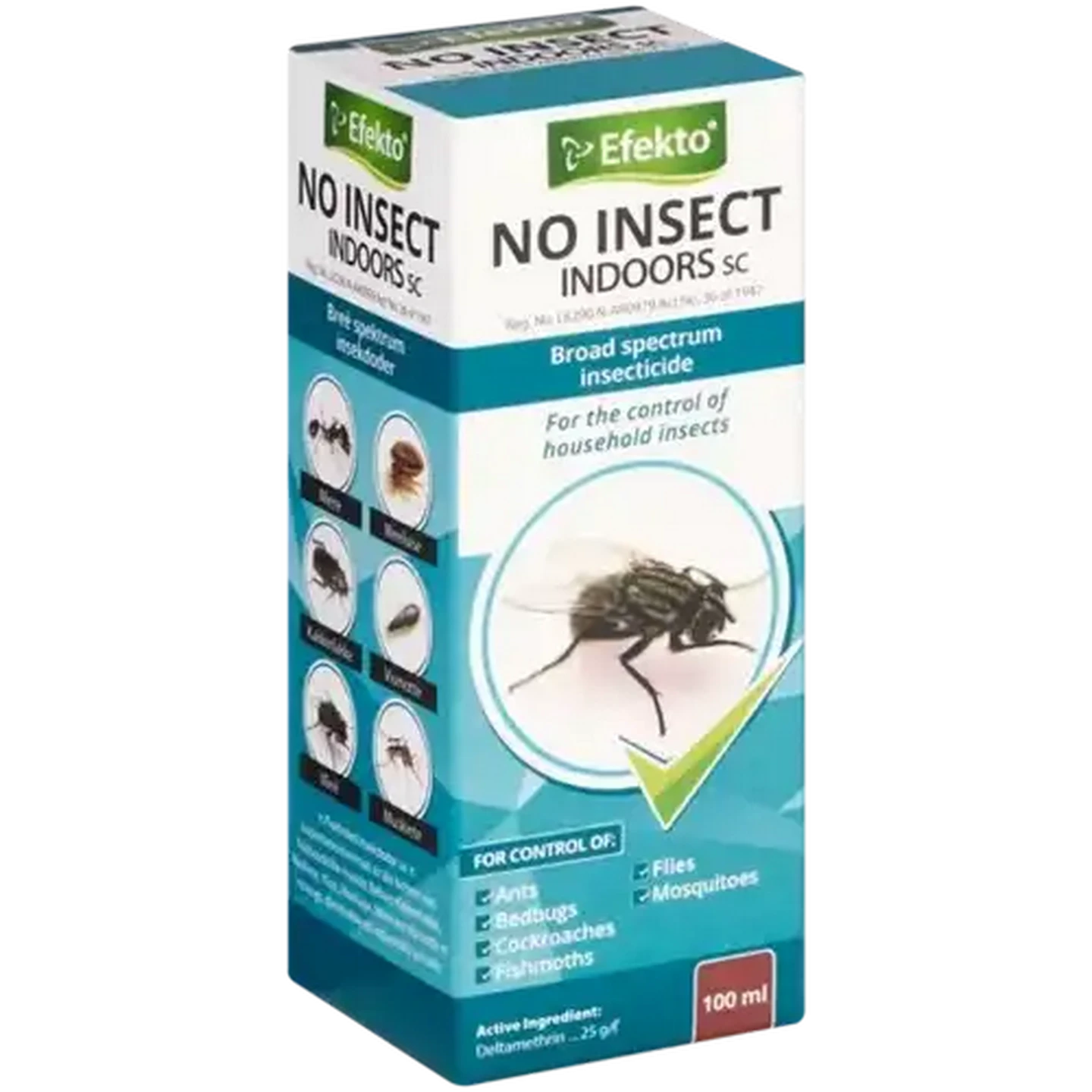 Image of Efekto No Insect Indoors SC Concentrate Insecticide 100ml