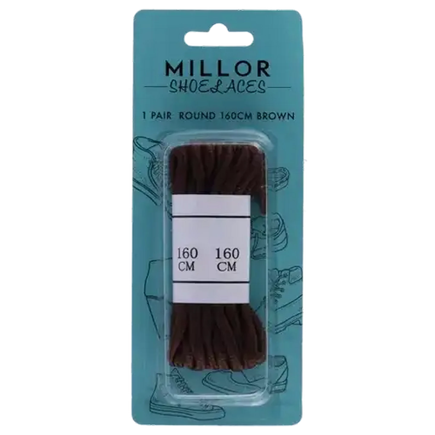 Checkers Sixty60 | Millor Round Brown Shoelaces 160cm