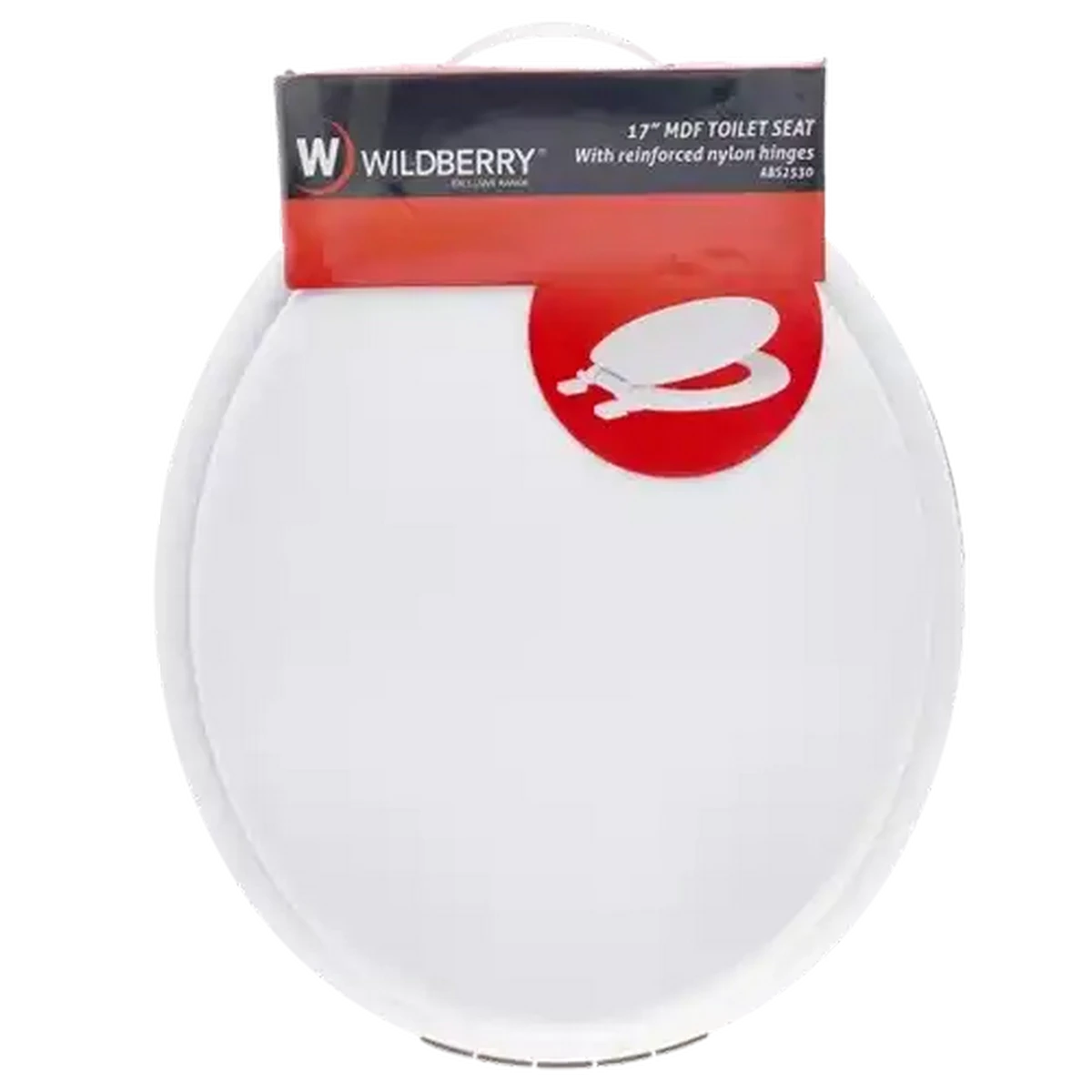 Checkers Sixty60 | Wildberry Wooden White Toilet Seat With Nylon Hinge