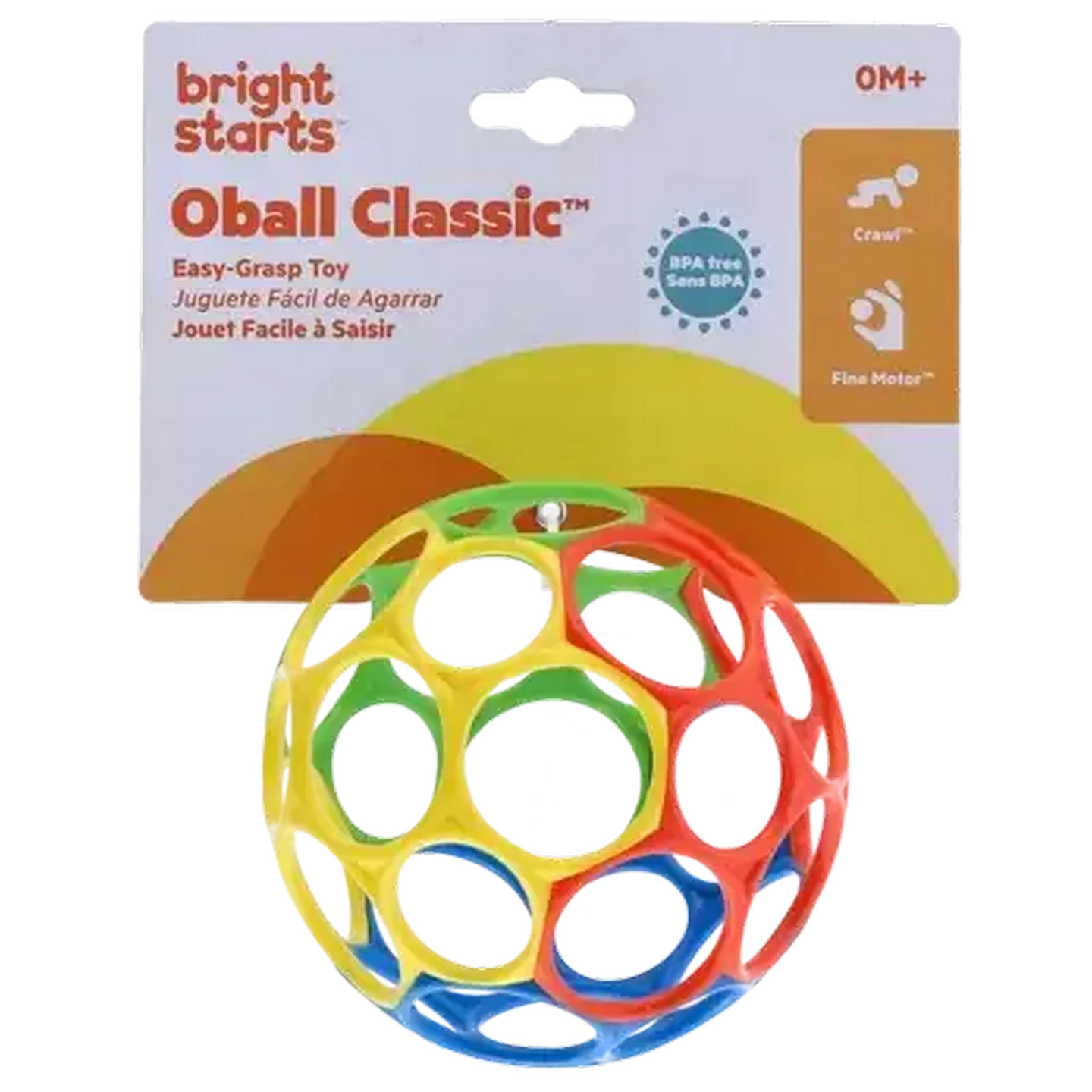 Image of Bright Starts Oball Classic Easy Grasp Ball 0 Months+