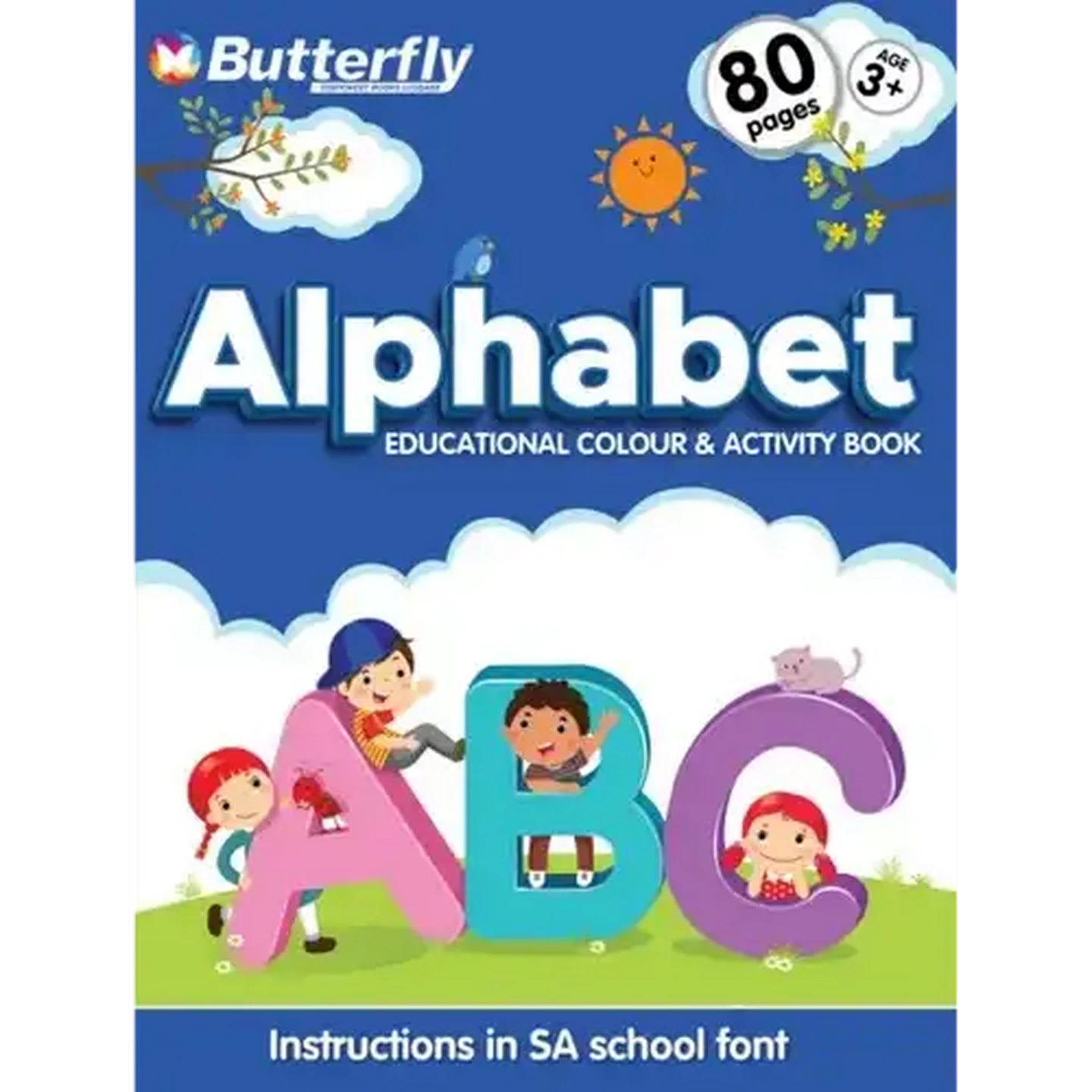 Checkers Sixty60 | Butterfly Alphabet Educational Workbook 80 Pages