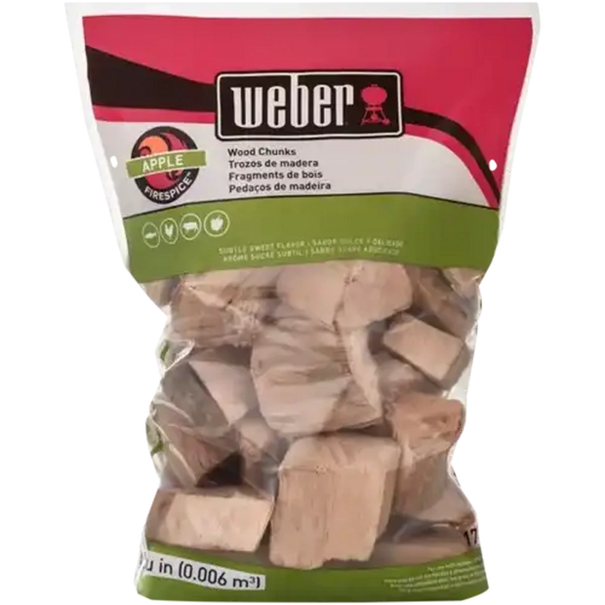 cha Checkers Sixty60 | Weber Apple Wood Chunks 1.8kg