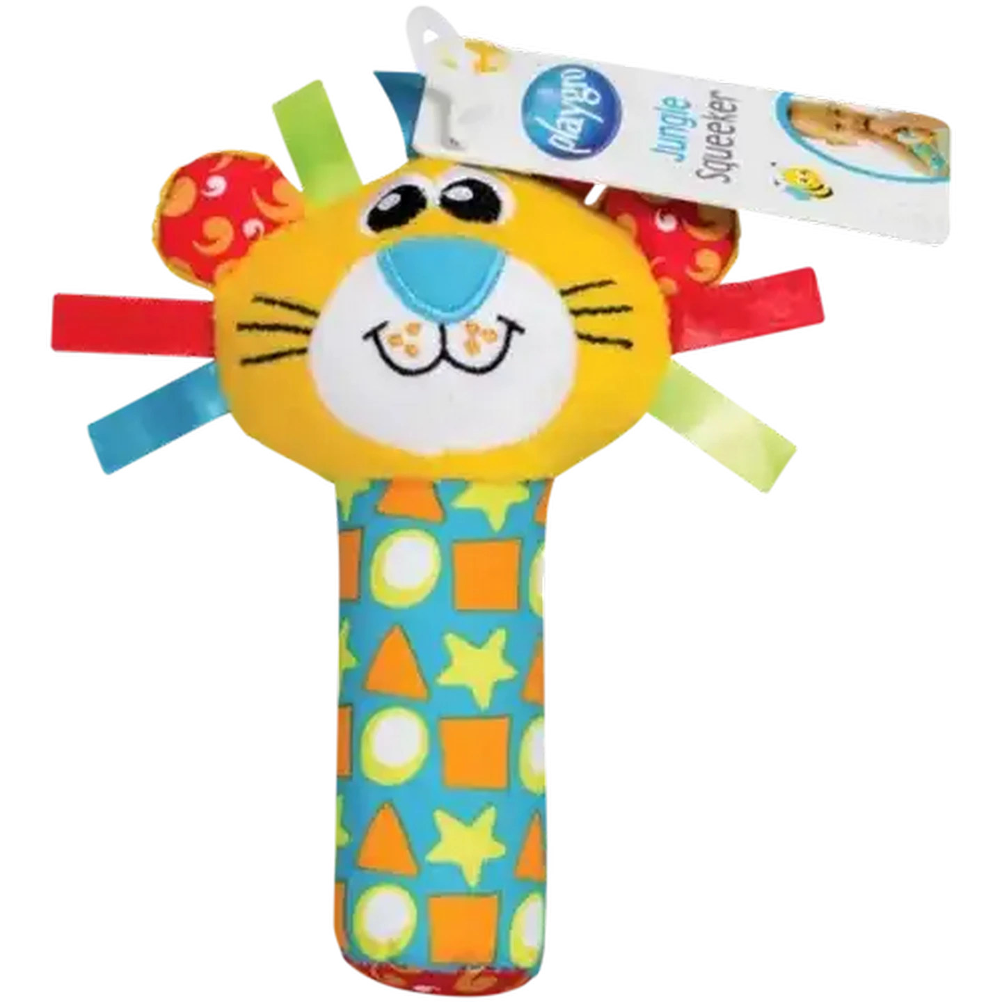 Image of Playgro Zebra & Lion Jungle Squeakers (Colour May Vary)