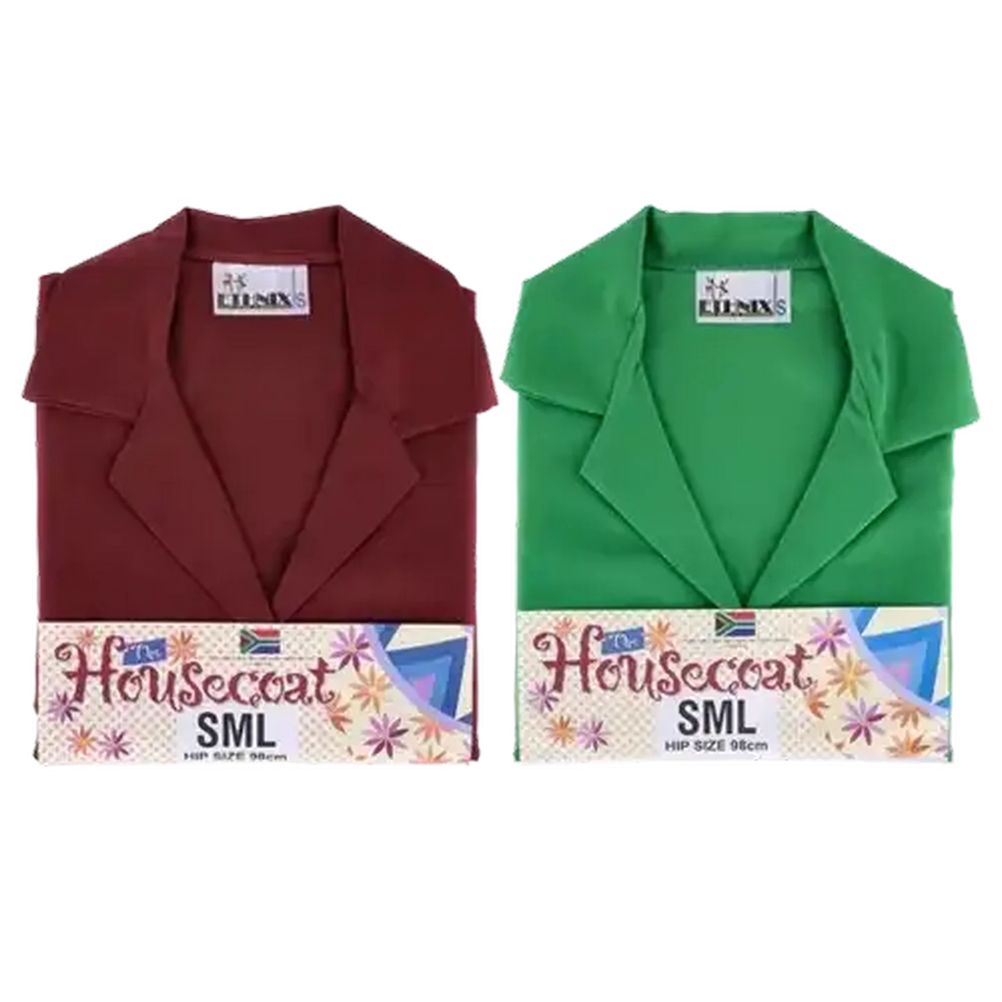 Image of Ethnix Ladies Small Single Housecoat (Colour May Vary)