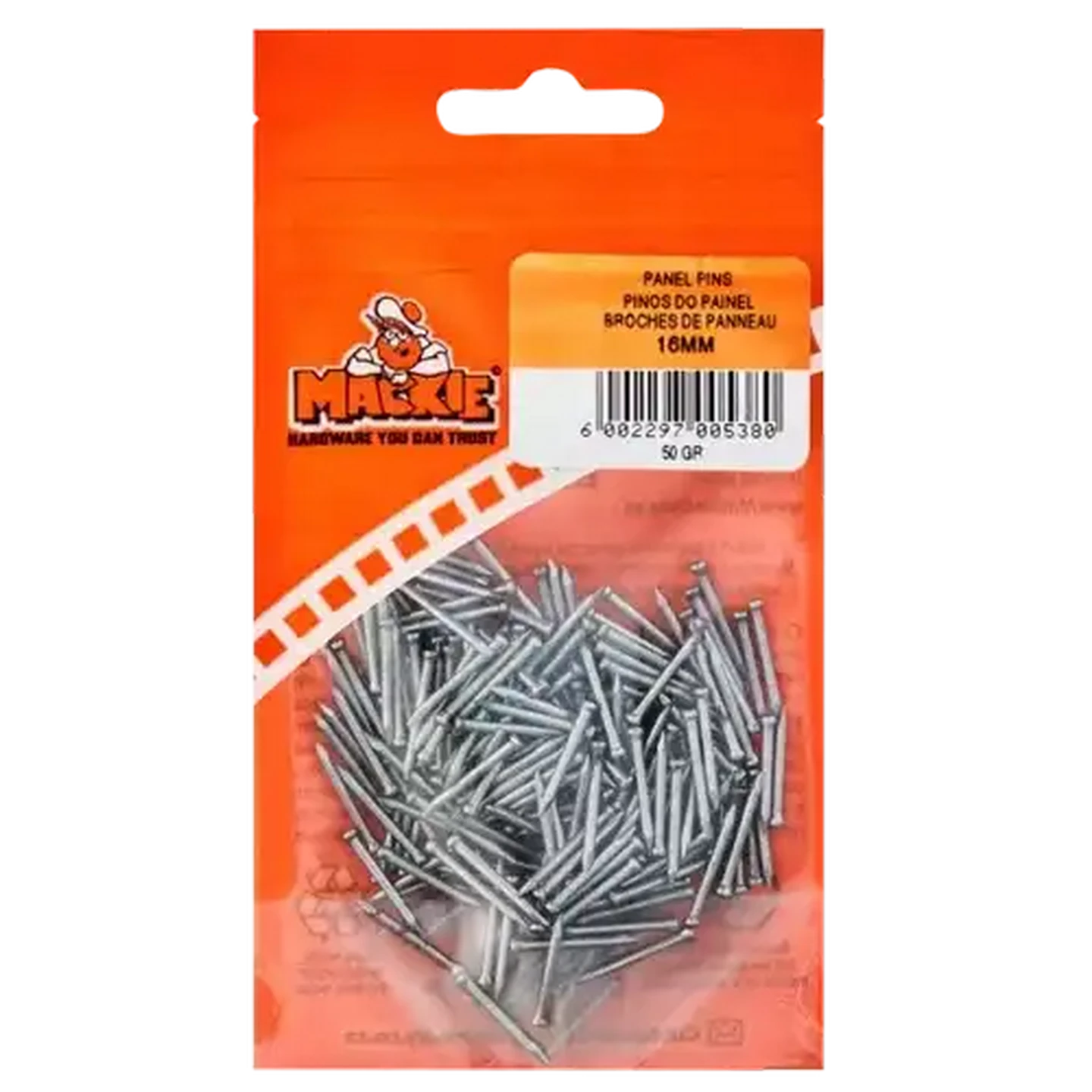 Image of Mackie Panel Pins 16mm 50g