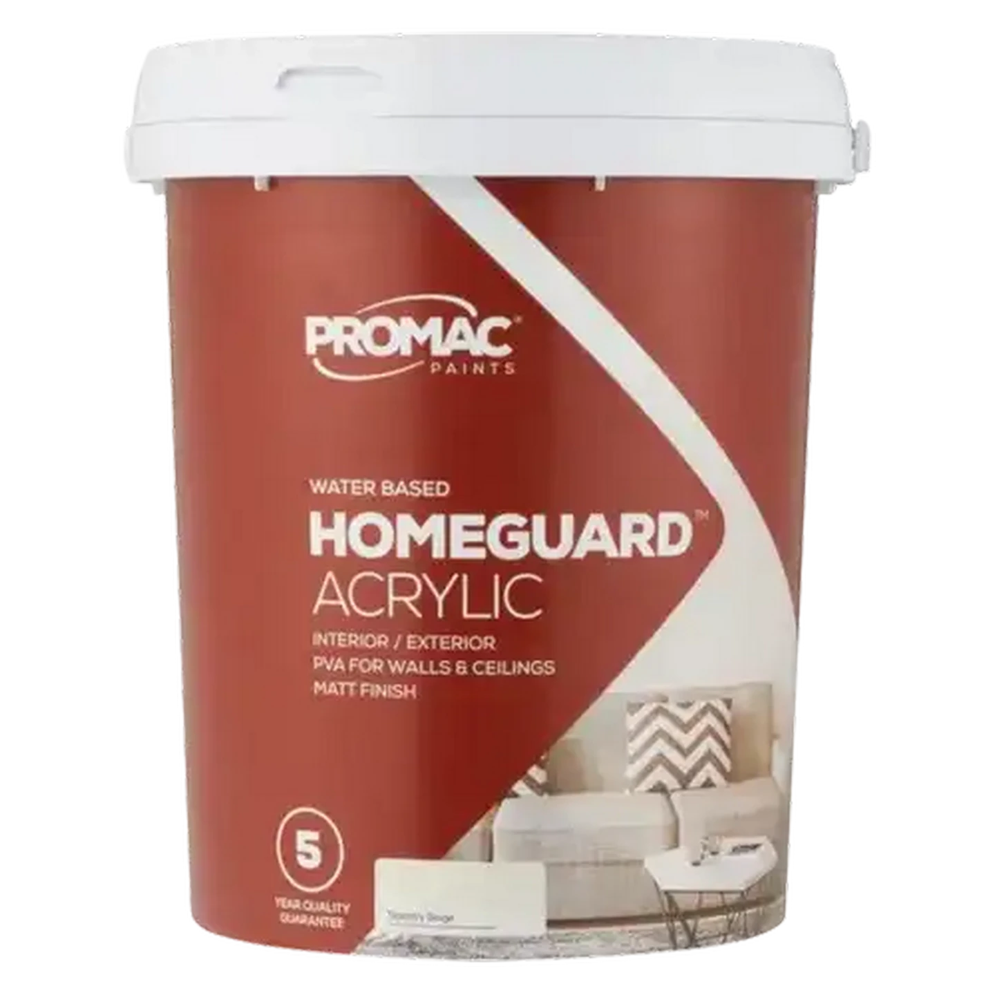 Image of Promac Paints Homeguard Acrylic Tapestry Beige Paint 20L