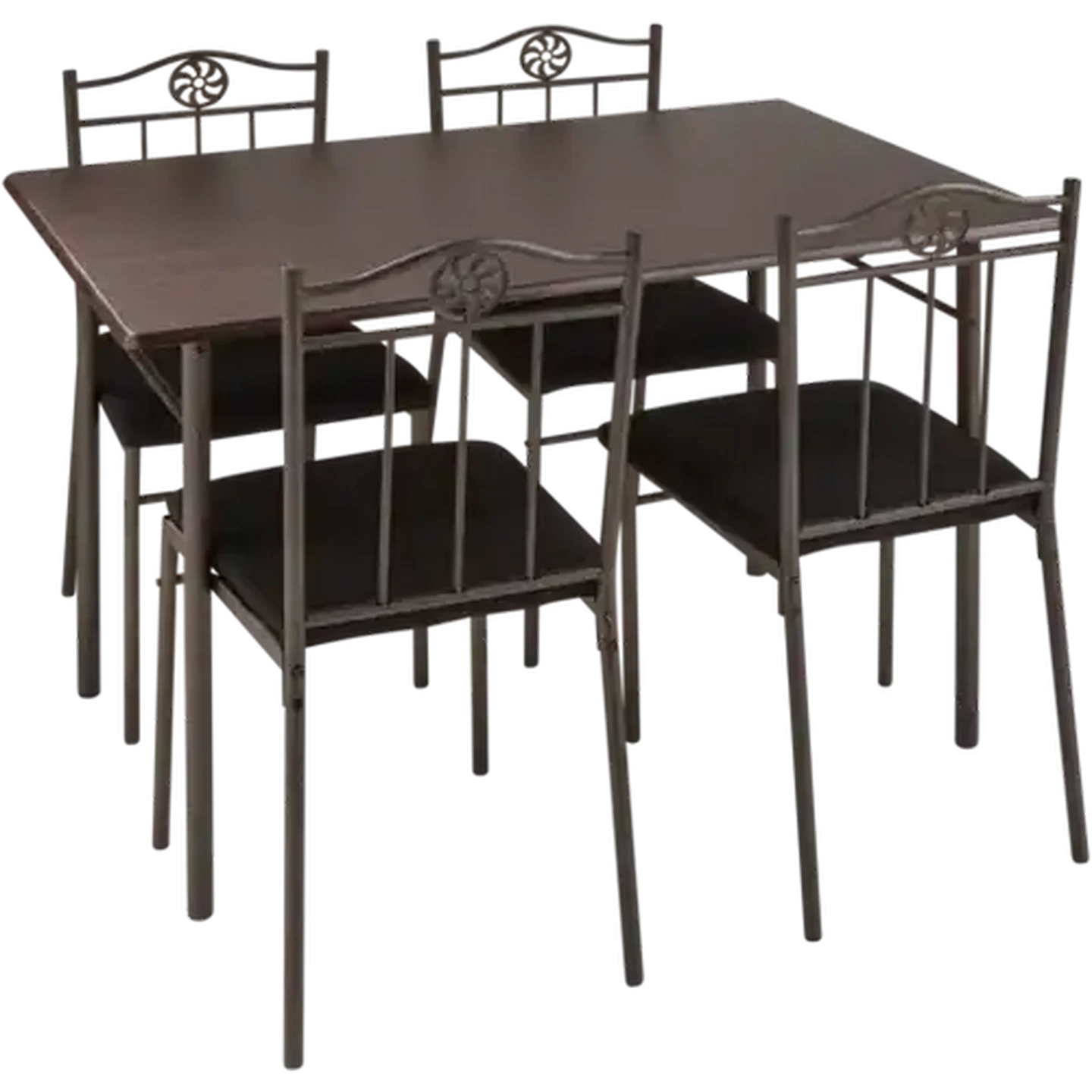 Checkers Sixty60 | Quality Black/Brown Denise Dinette Set 5 Piece