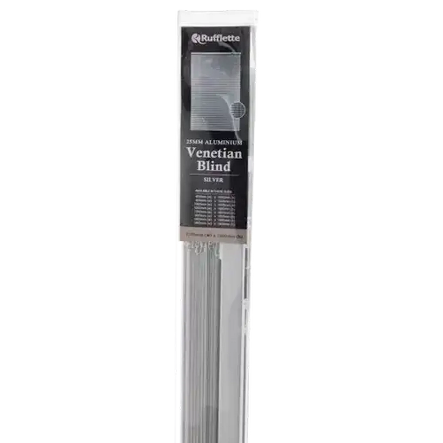 Image of Rufflette Silver Aluminium Venetian Blind 25mm