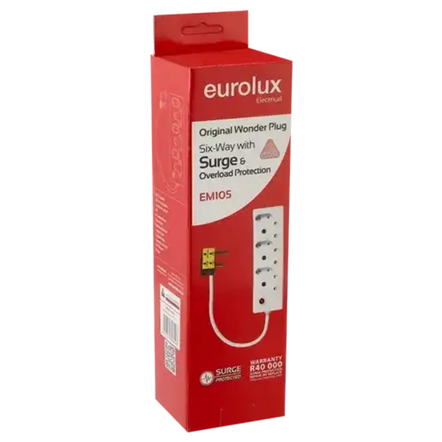 Image of Eurolux 6-Way Surge Multiplug