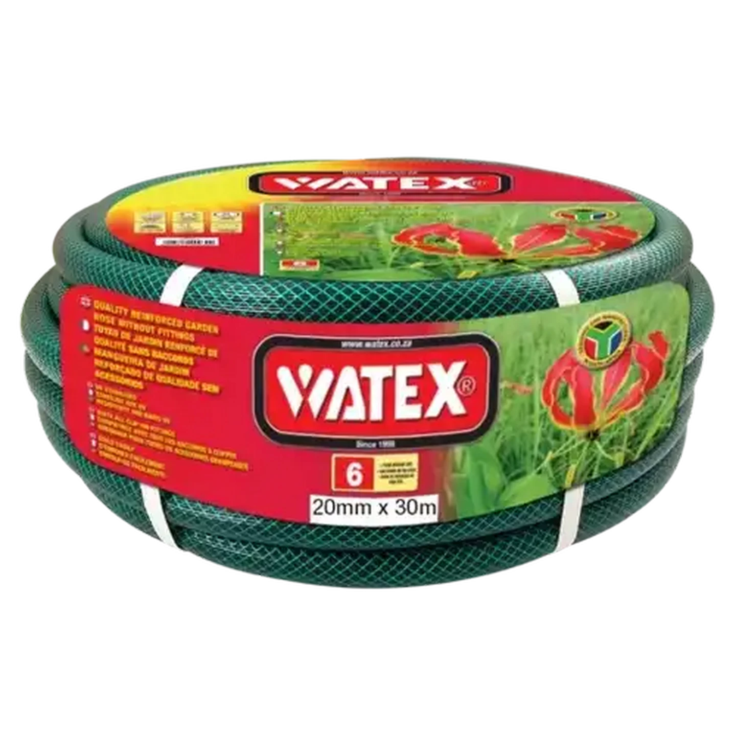Image of Watex Green Garden Hose 20mm x 30m