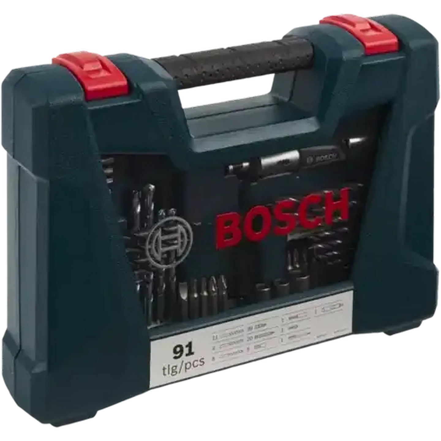 Image of Bosch DIY Metal Screwdriver & Drill Bit Set 91-Piece
