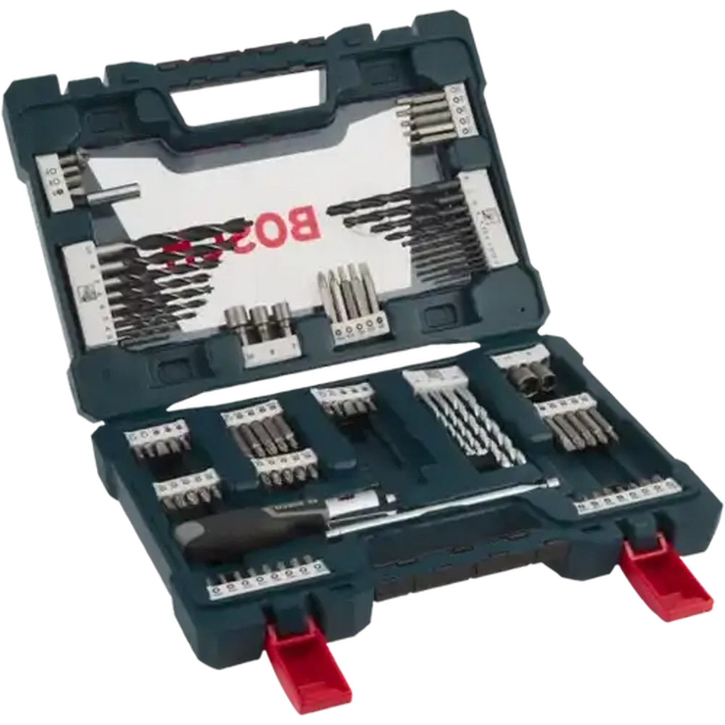 Image of Bosch DIY Metal Screwdriver & Drill Bit Set 91-Piece