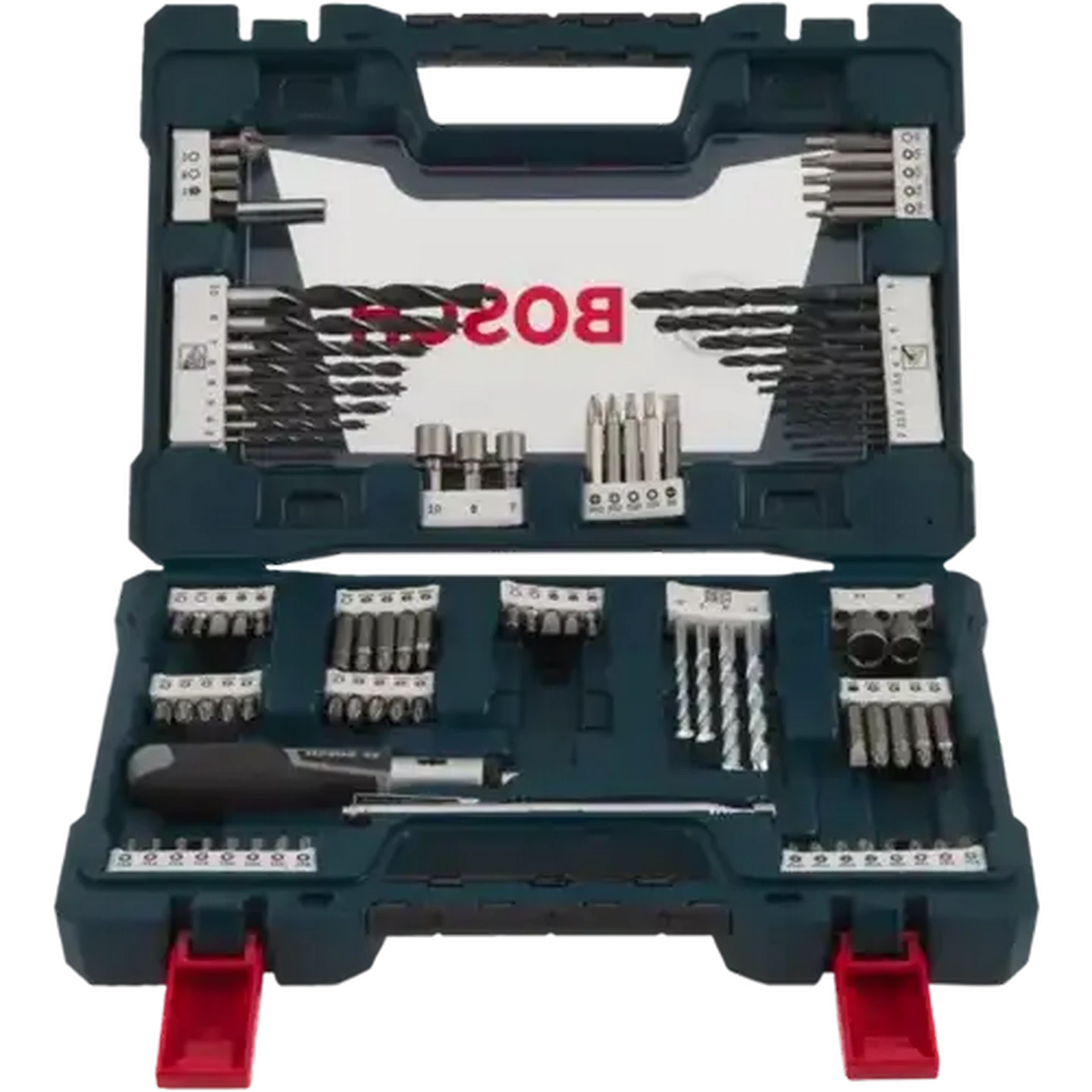 Image of Bosch DIY Metal Screwdriver & Drill Bit Set 91-Piece