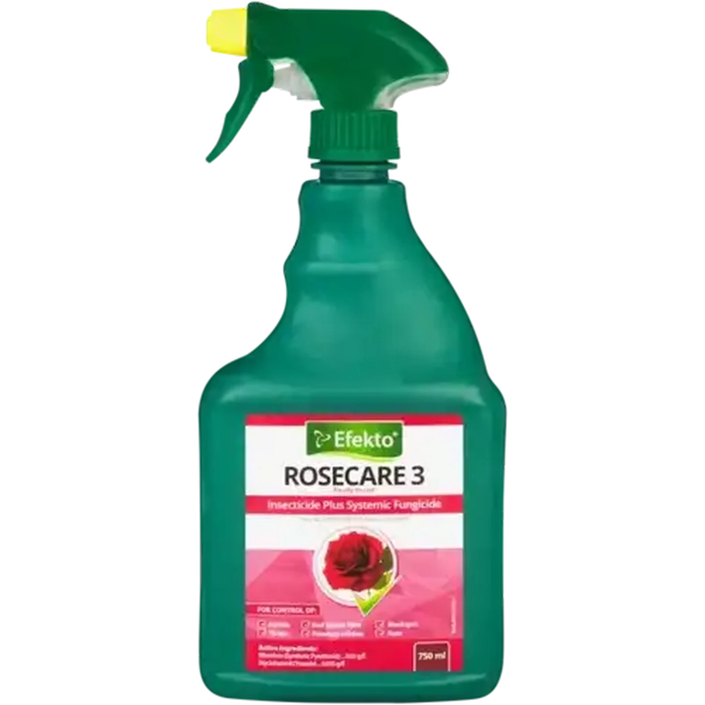Image of Efekto Rosecare 3 Ready-To-Use Contact Insecticide Spray 750ml