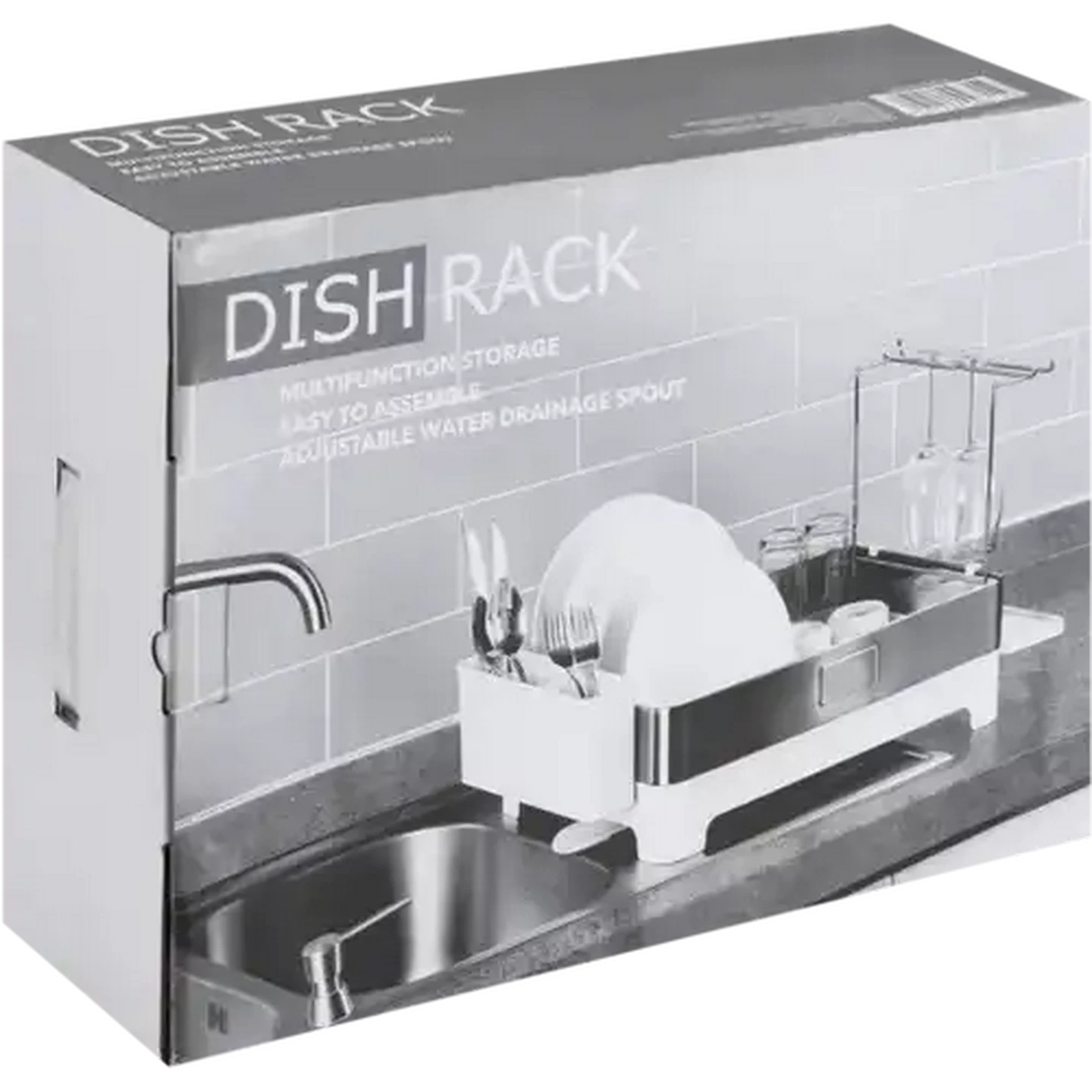 Image of Prochef White Multifunctional Large Storage Dish Rack