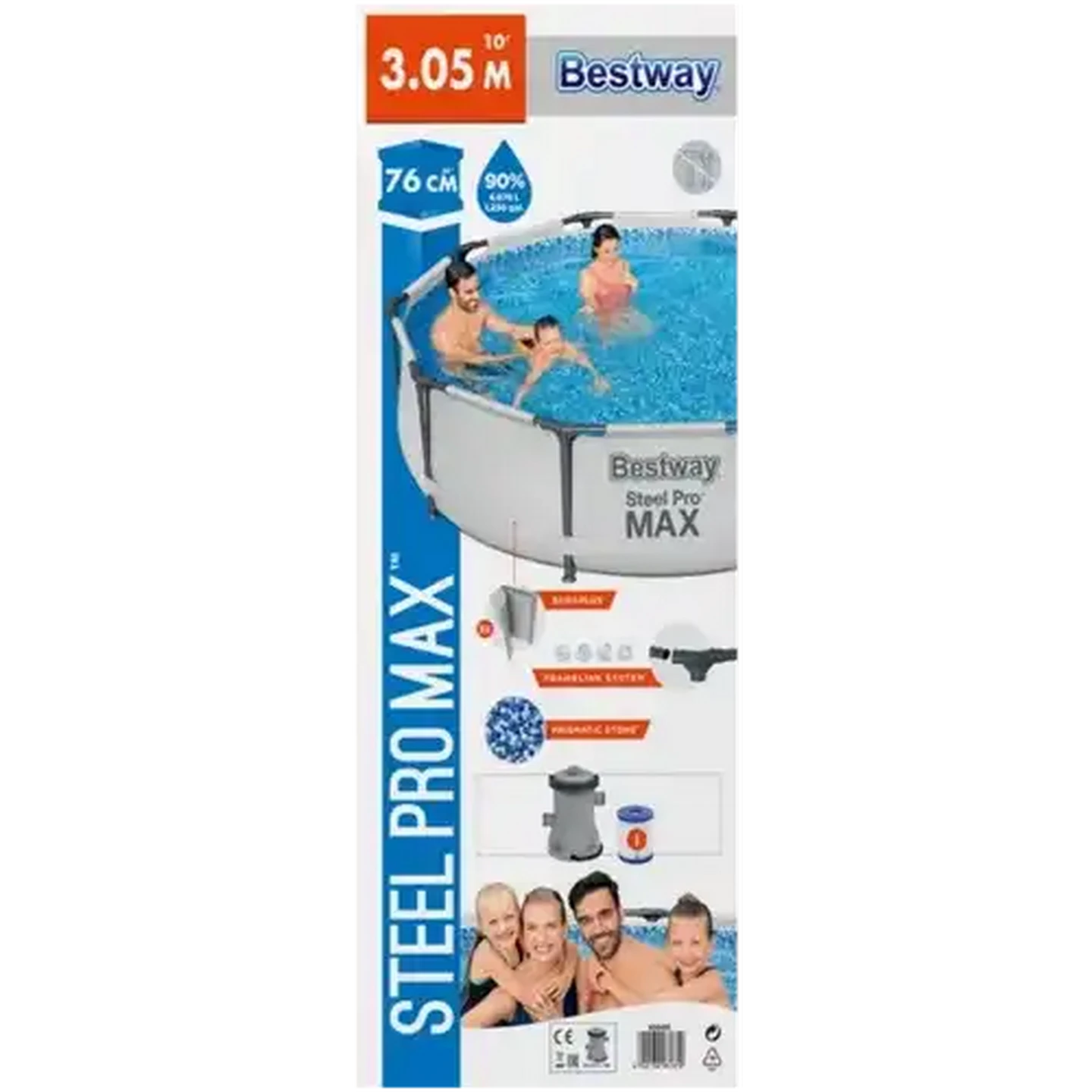 Image of Bestway Steel Pro Max Pool Set 76cm x 3.05m