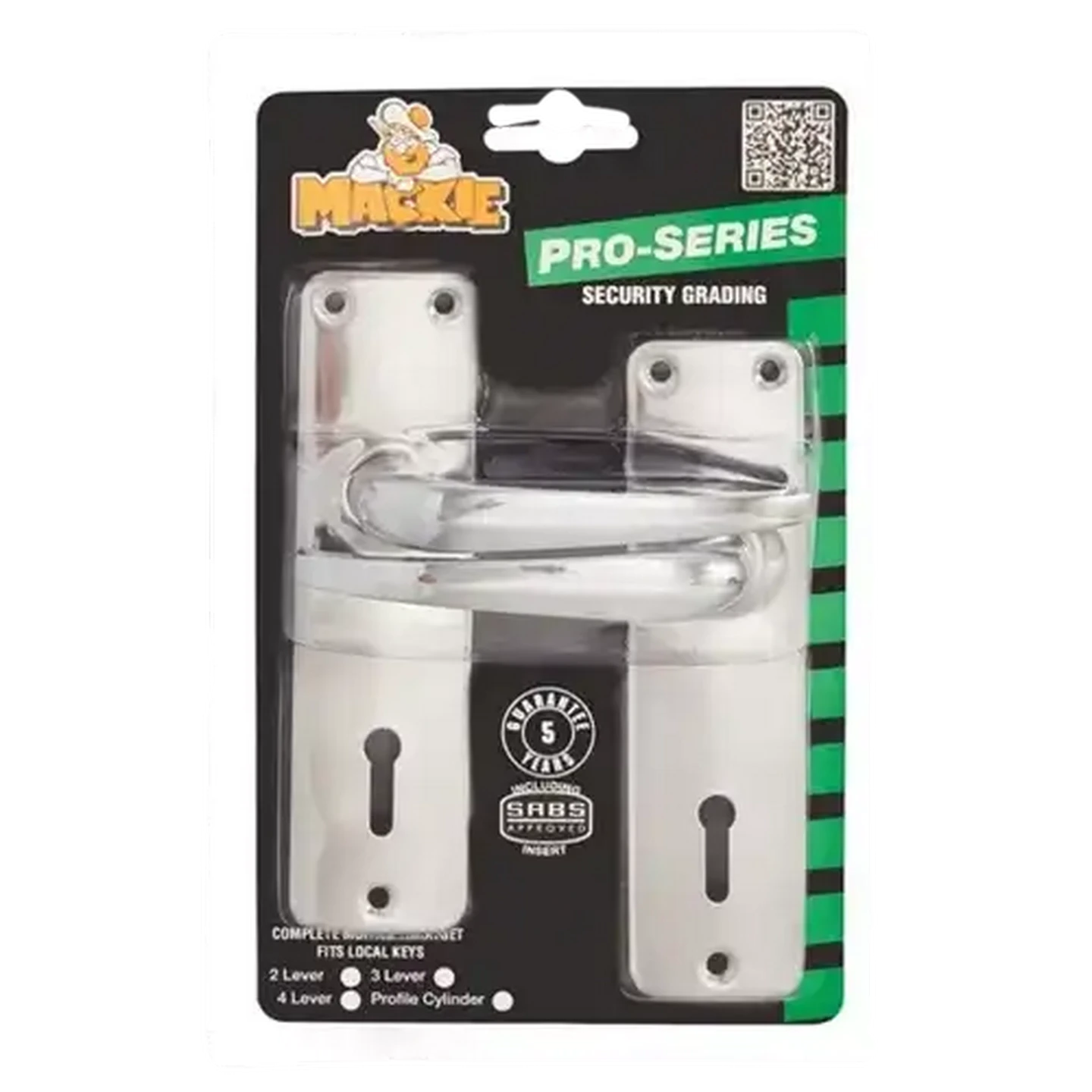 Image of Mackie Pro-Series Complete Mortice Lock Set 2-Pack